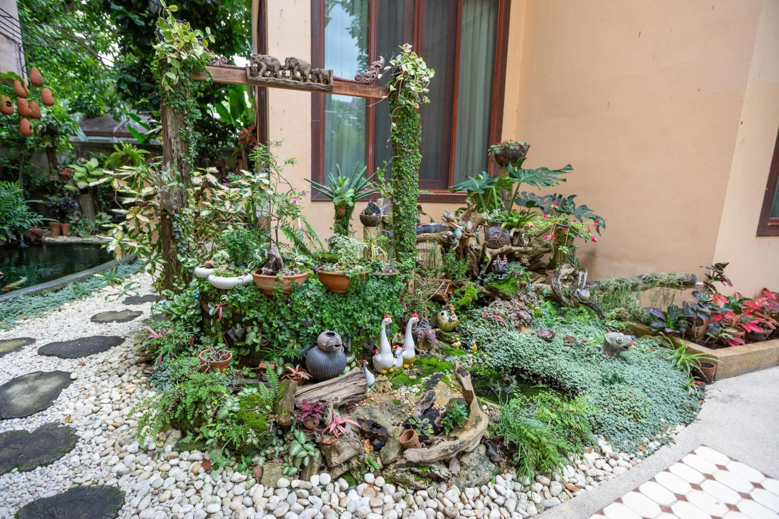 Garden in At Chiang Mai Hotel