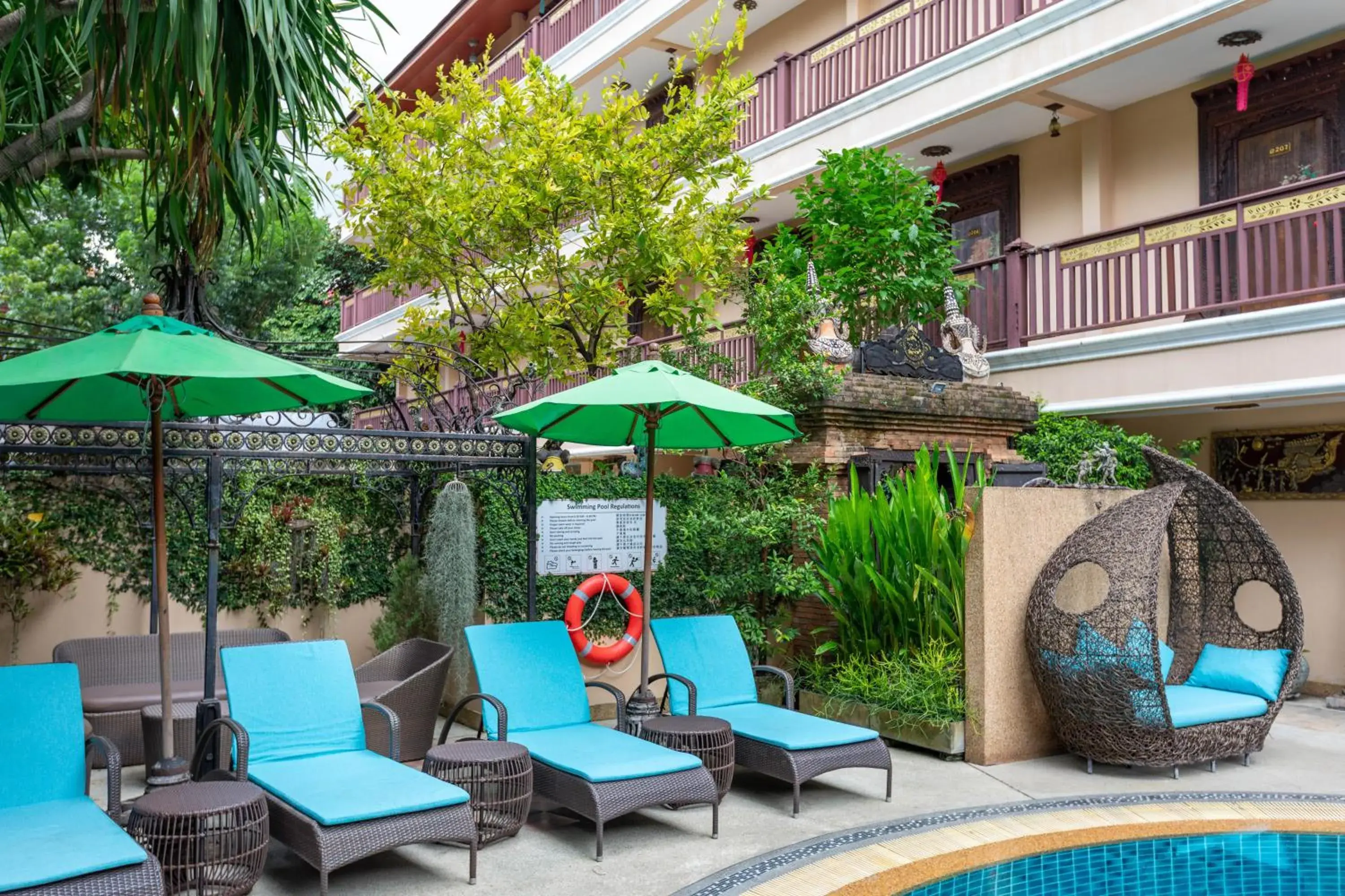 Swimming pool in At Chiang Mai Hotel Swimming pool in At Chiang Mai Hotel