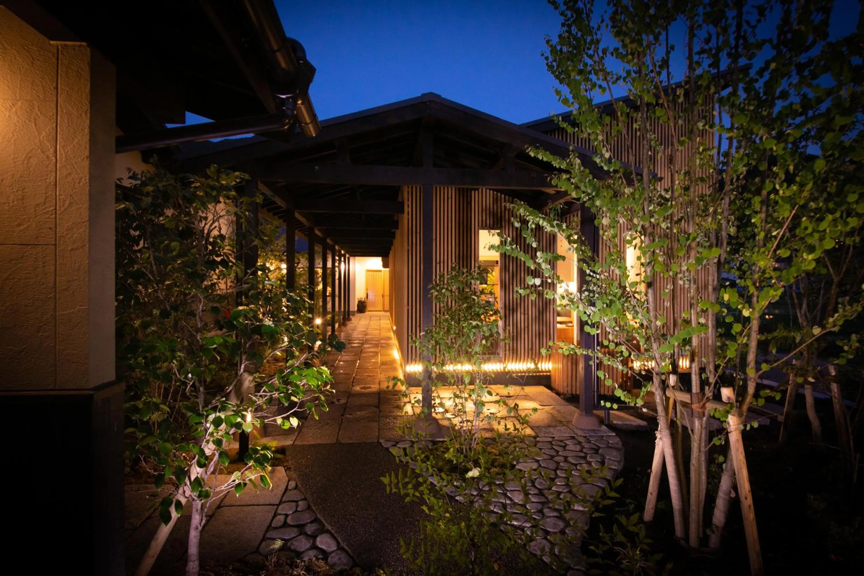 Facade/entrance in Oyado Den Rikyu