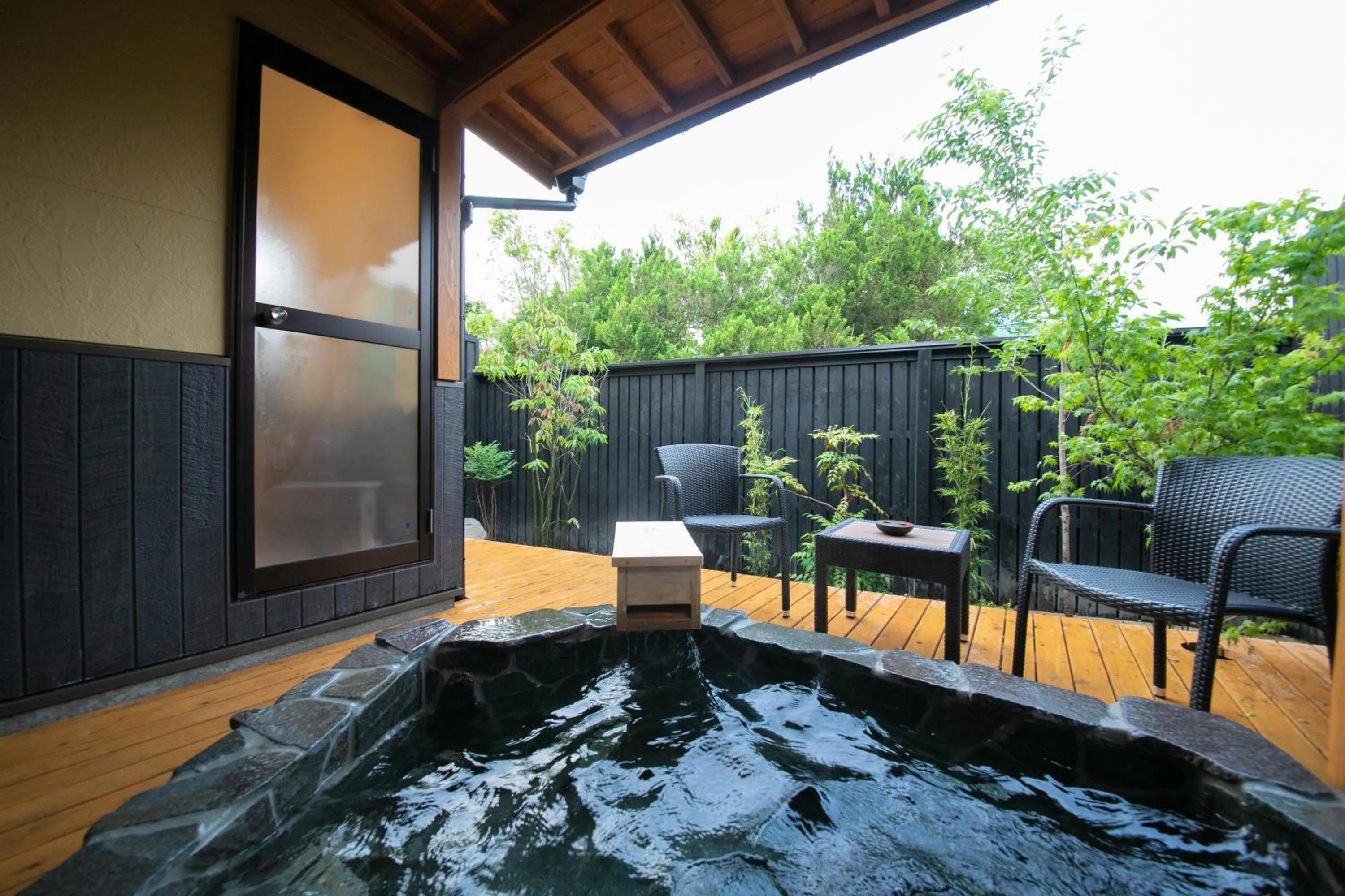 Open Air Bath in Oyado Den Rikyu