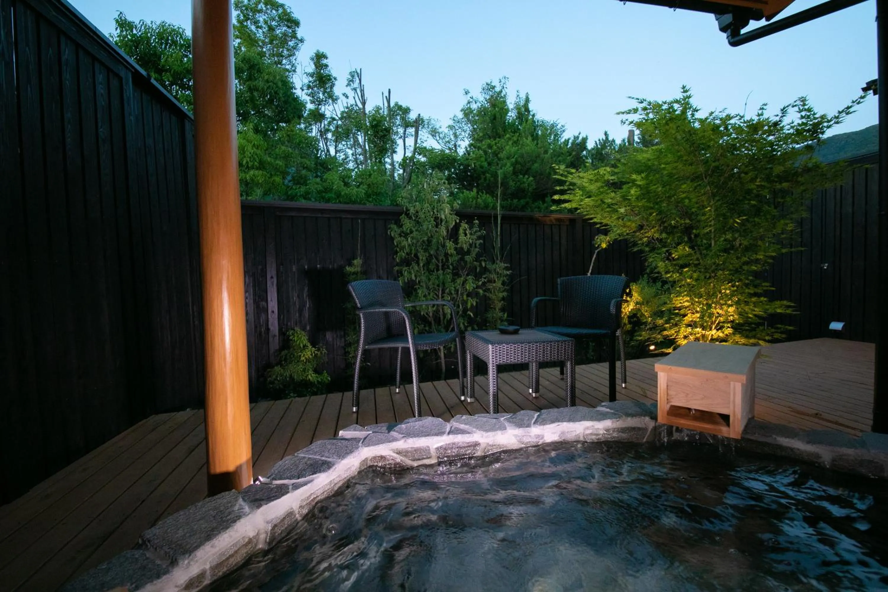 Hot Spring Bath in Oyado Den Rikyu