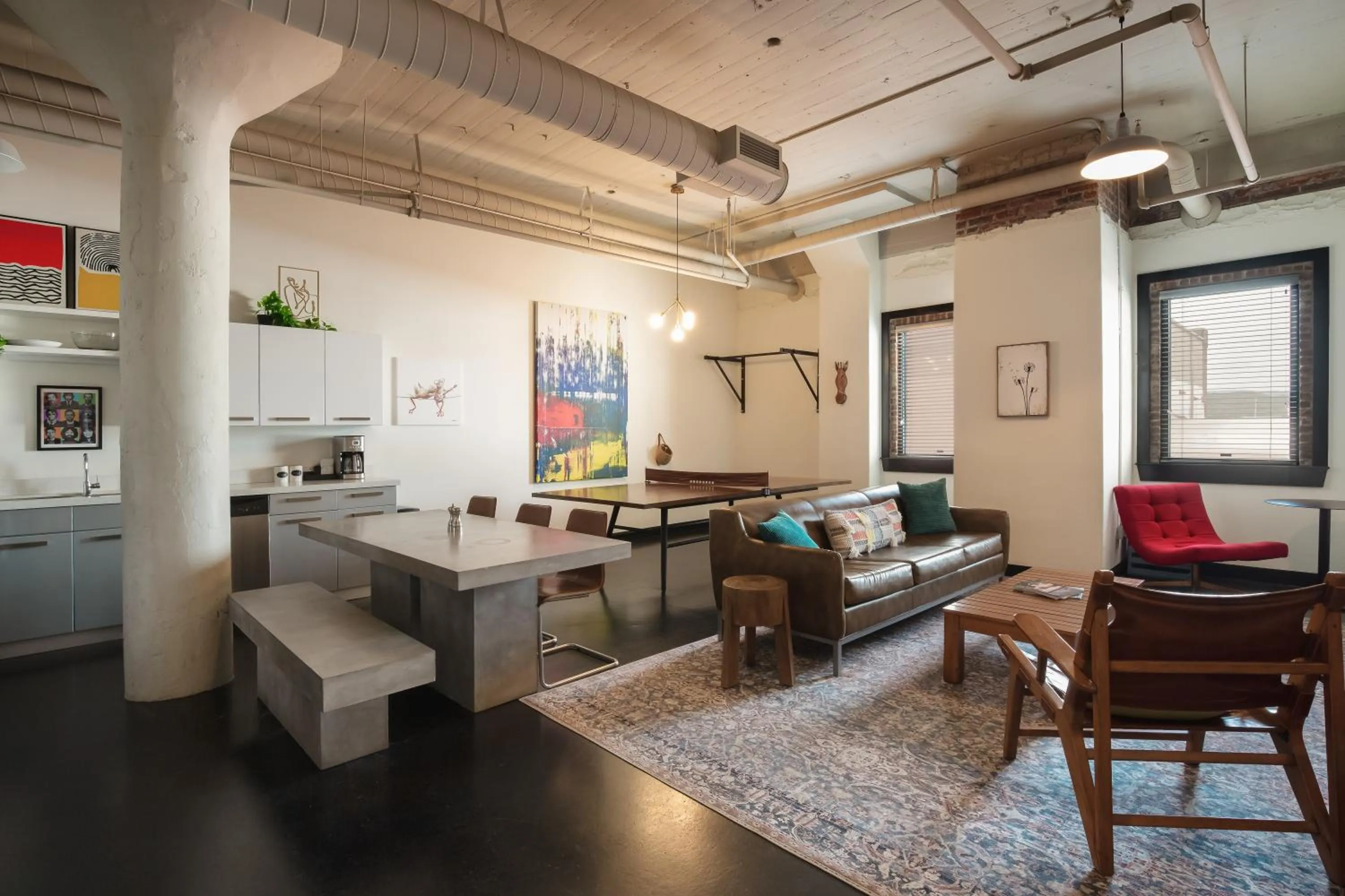 Living room in Hotel Clemons