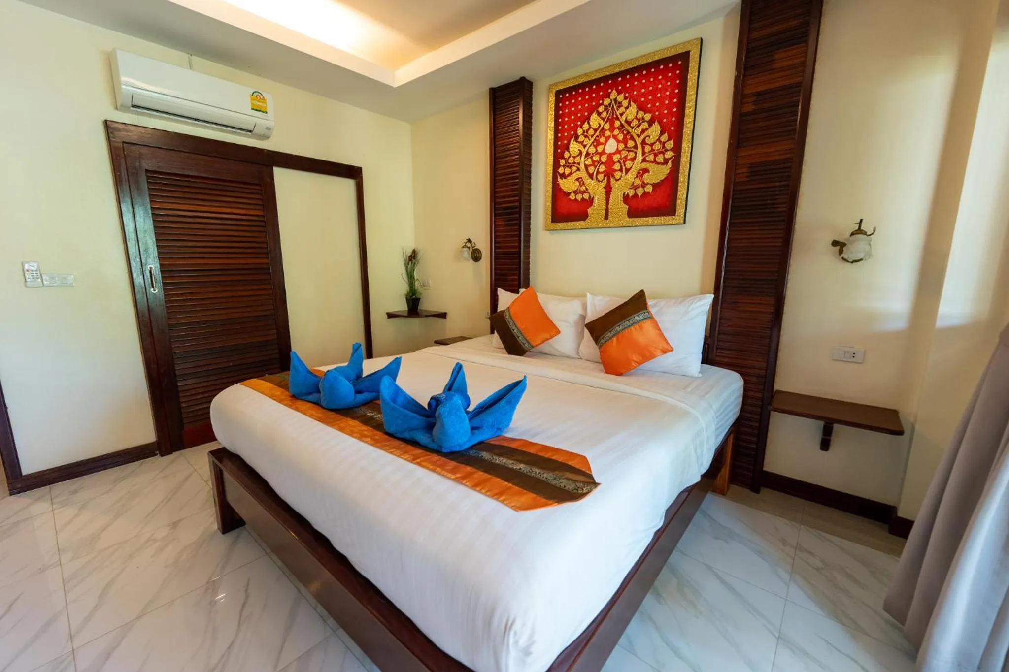 Bed in Wind Beach Resort