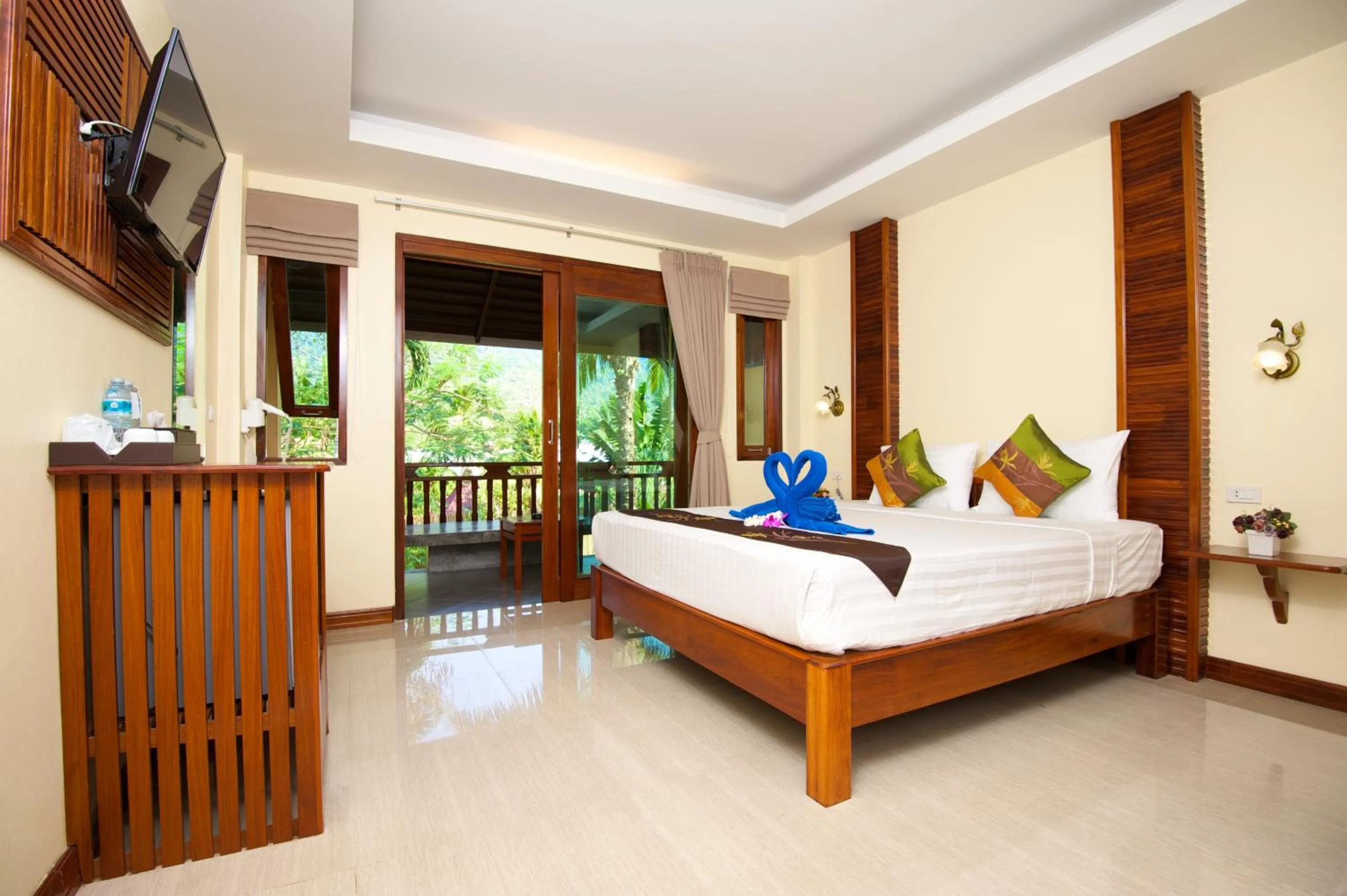 Bed in Wind Beach Resort