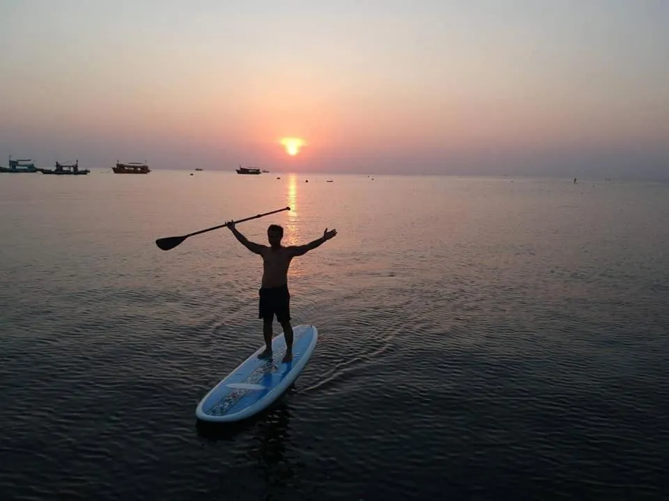 Sunset in Wind Beach Resort