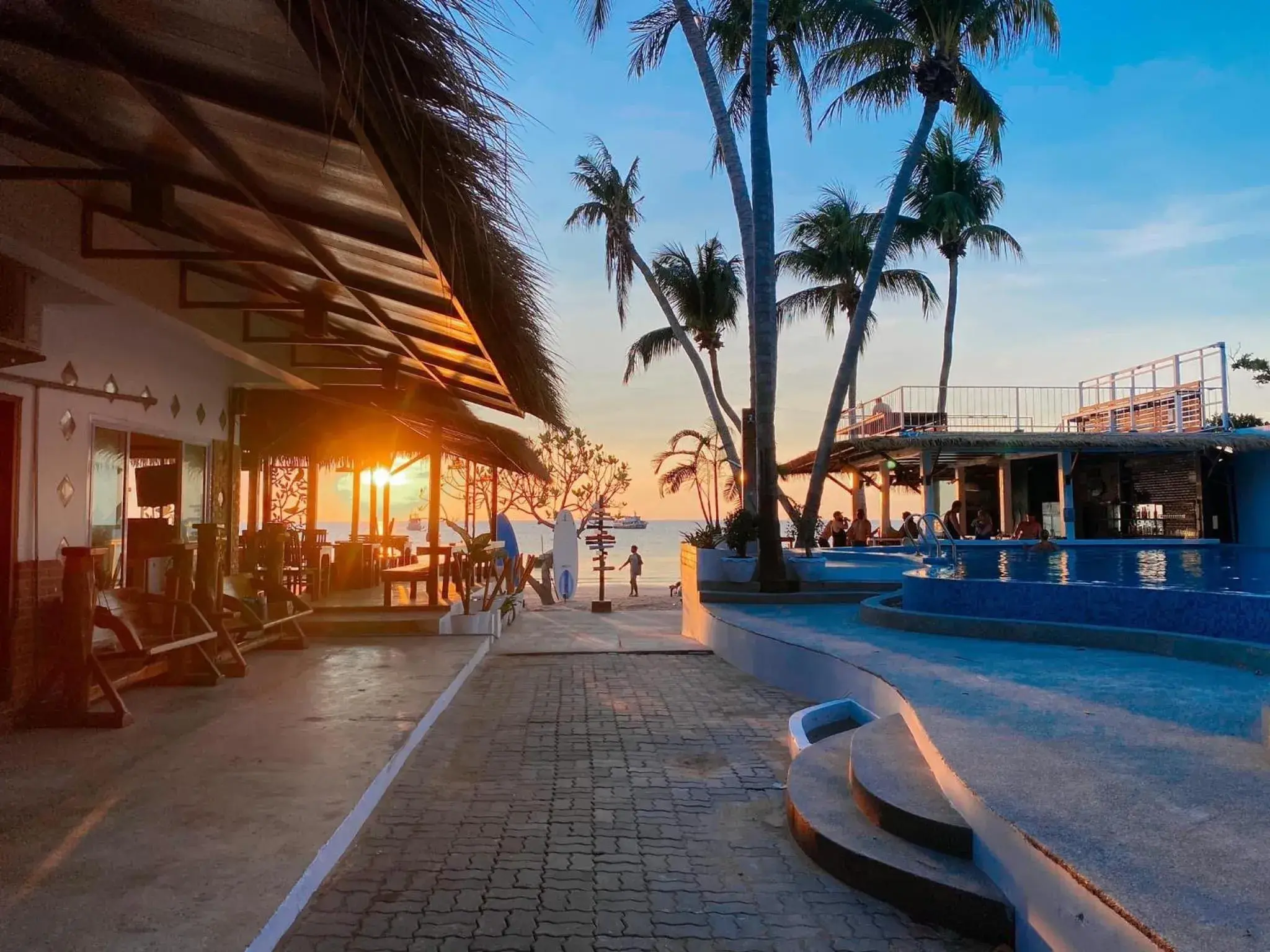 Pool view in Wind Beach Resort Pool view in Wind Beach Resort