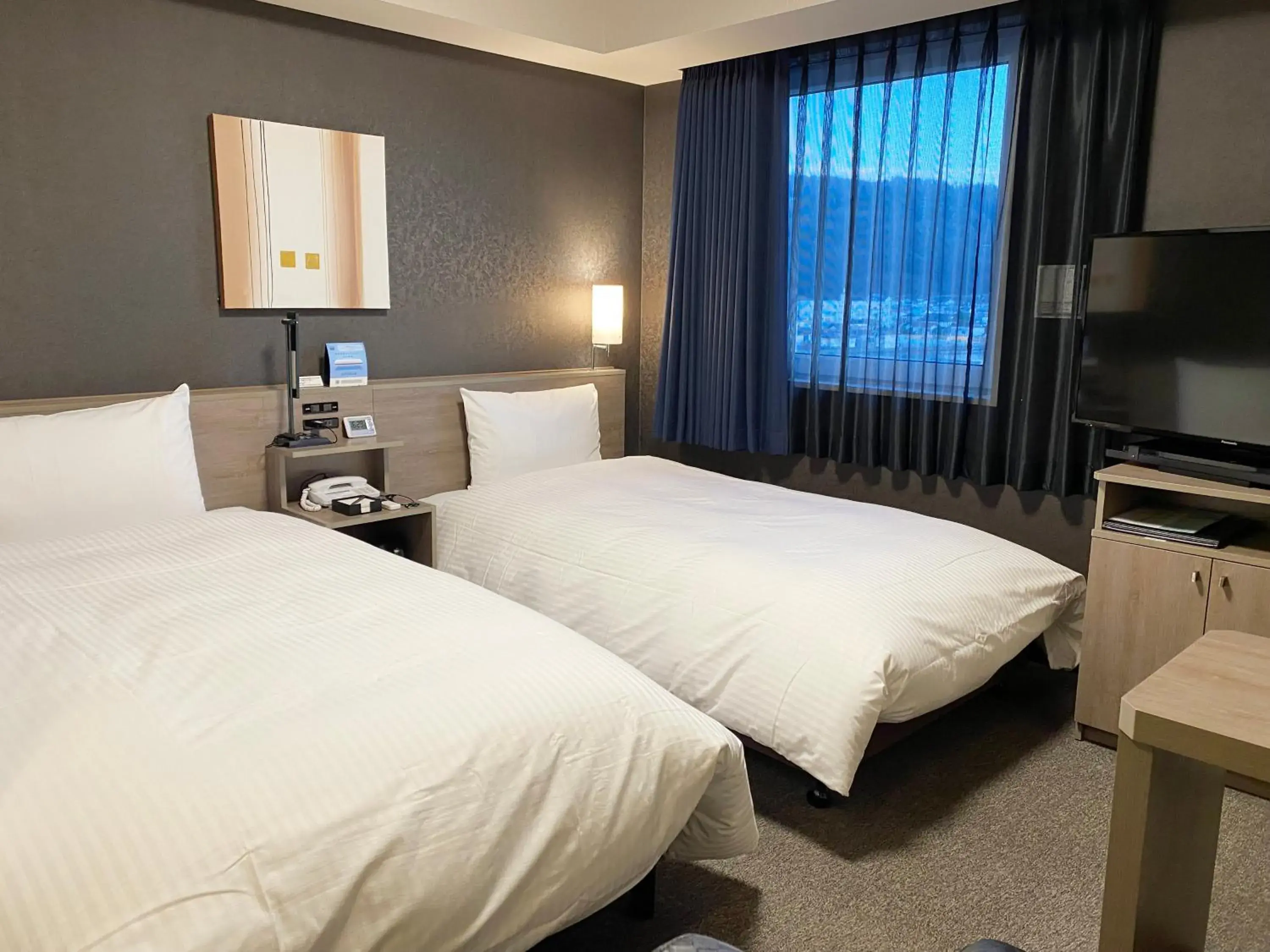 Superior Twin Room - single occupancy - Non-Smoking in Hotel Route-Inn Yamagata Minami -Daigaku Byoin Mae- Superior Twin Room - single occupancy - Non-Smoking in Hotel Route-Inn Yamagata Minami -Daigaku Byoin Mae-