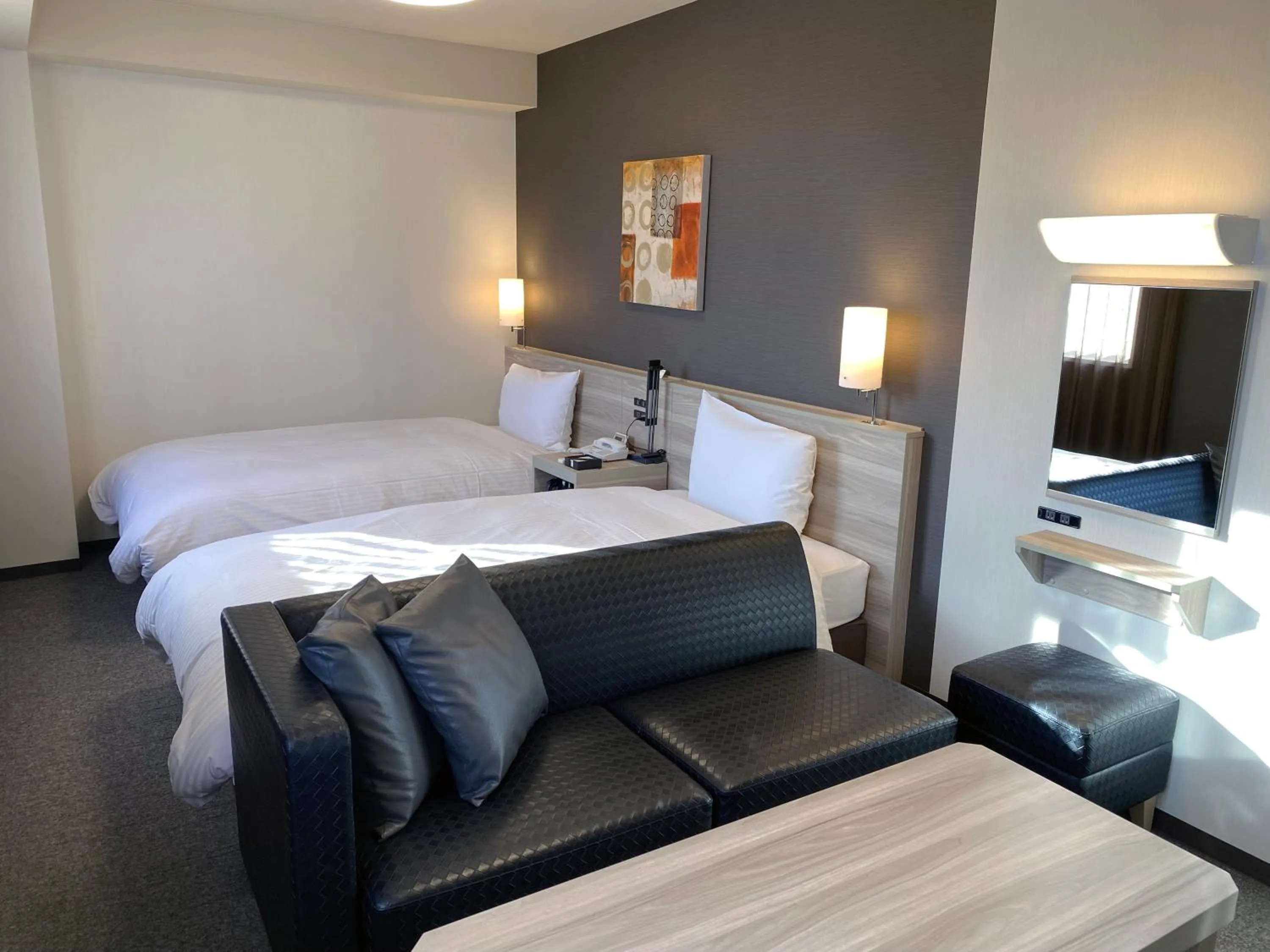 Photo of the whole room, Bed in Hotel Route-Inn Yamagata Minami -Daigaku Byoin Mae-