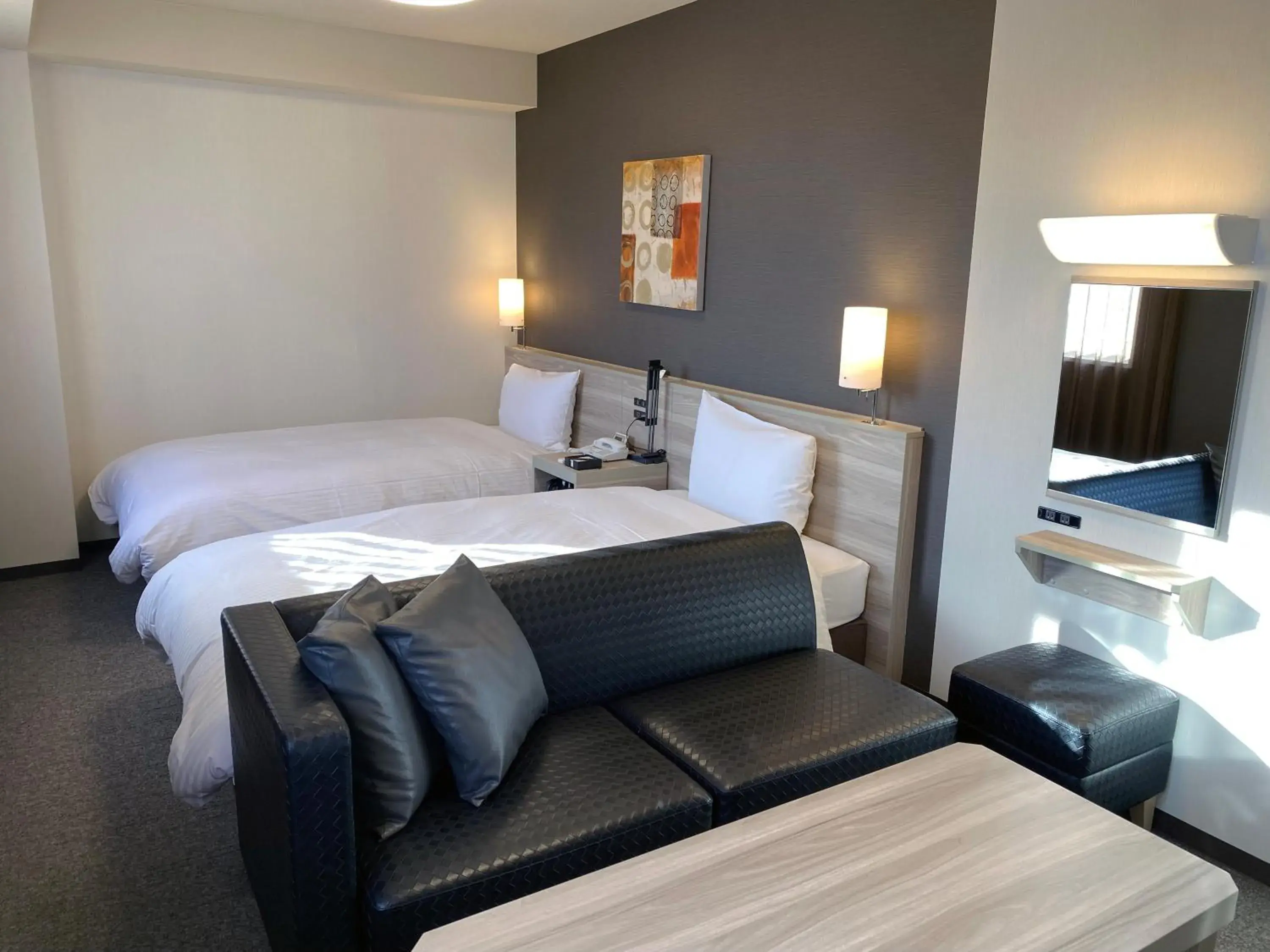 Deluxe Twin Room - single occupancy - Non-Smoking in Hotel Route-Inn Yamagata Minami -Daigaku Byoin Mae- Deluxe Twin Room - single occupancy - Non-Smoking in Hotel Route-Inn Yamagata Minami -Daigaku Byoin Mae-