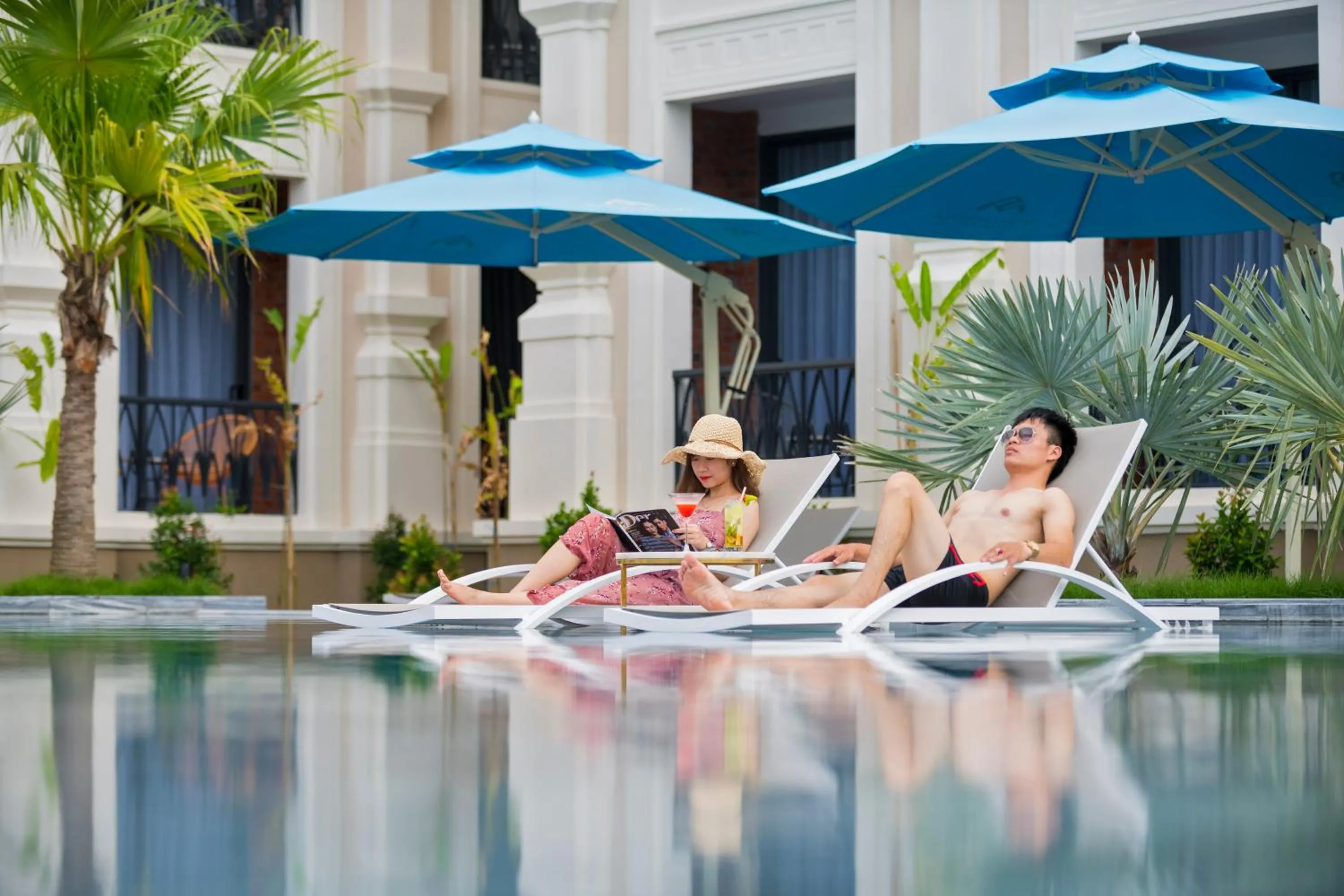 Hot Tub in My Son Heritage Resort and Spa