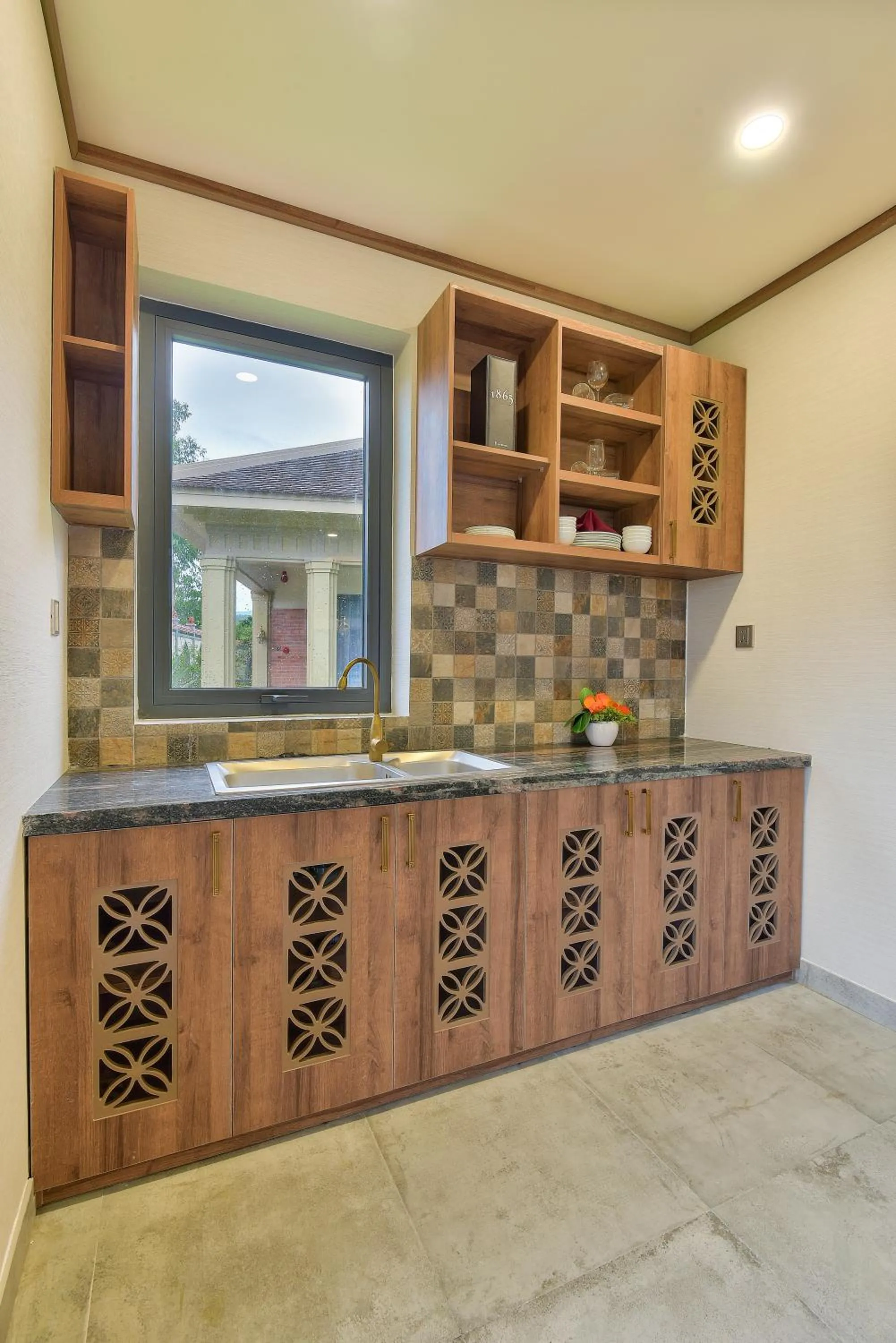 Kitchen or kitchenette in My Son Heritage Resort and Spa