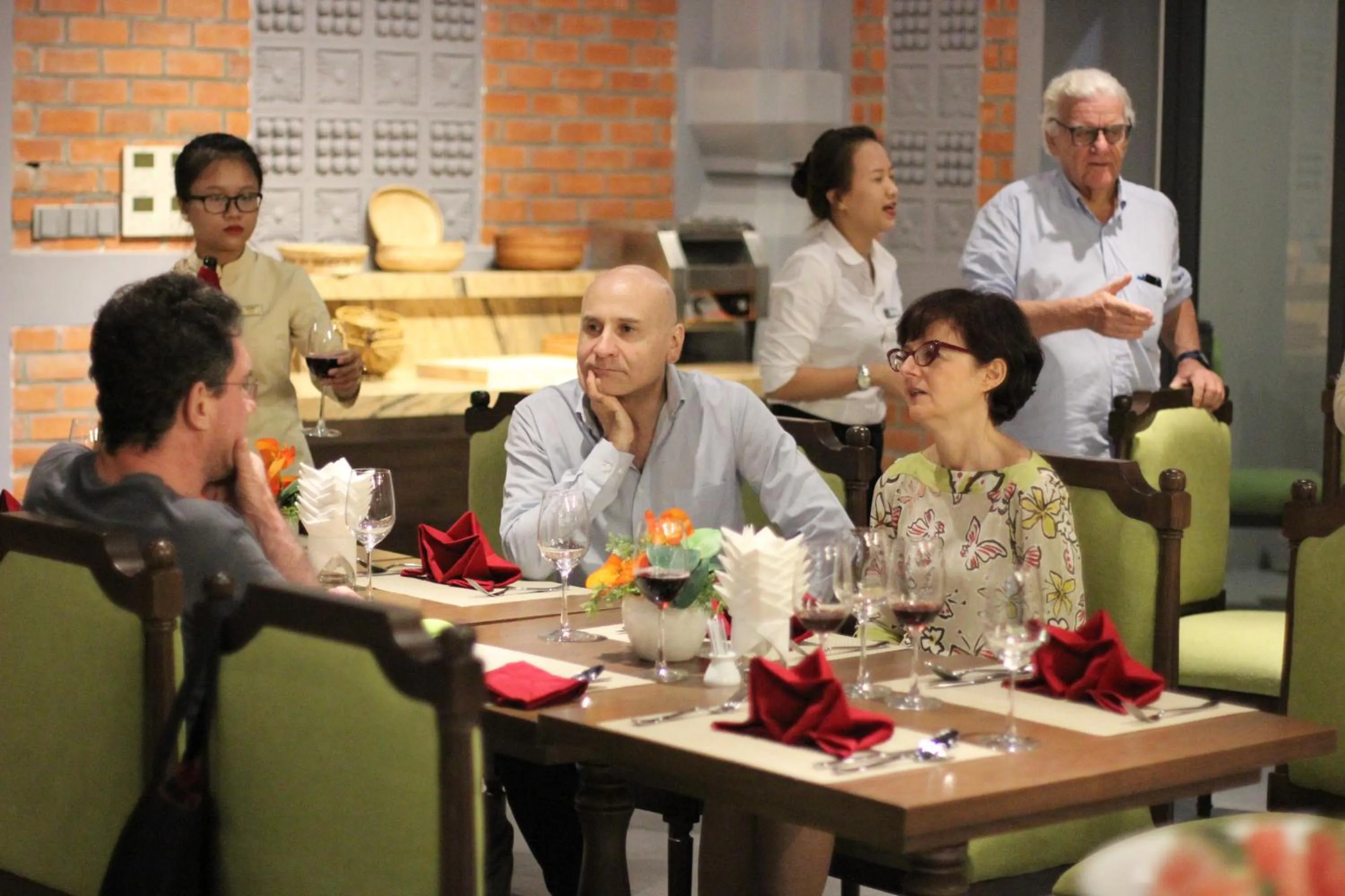 Staff in My Son Heritage Resort and Spa