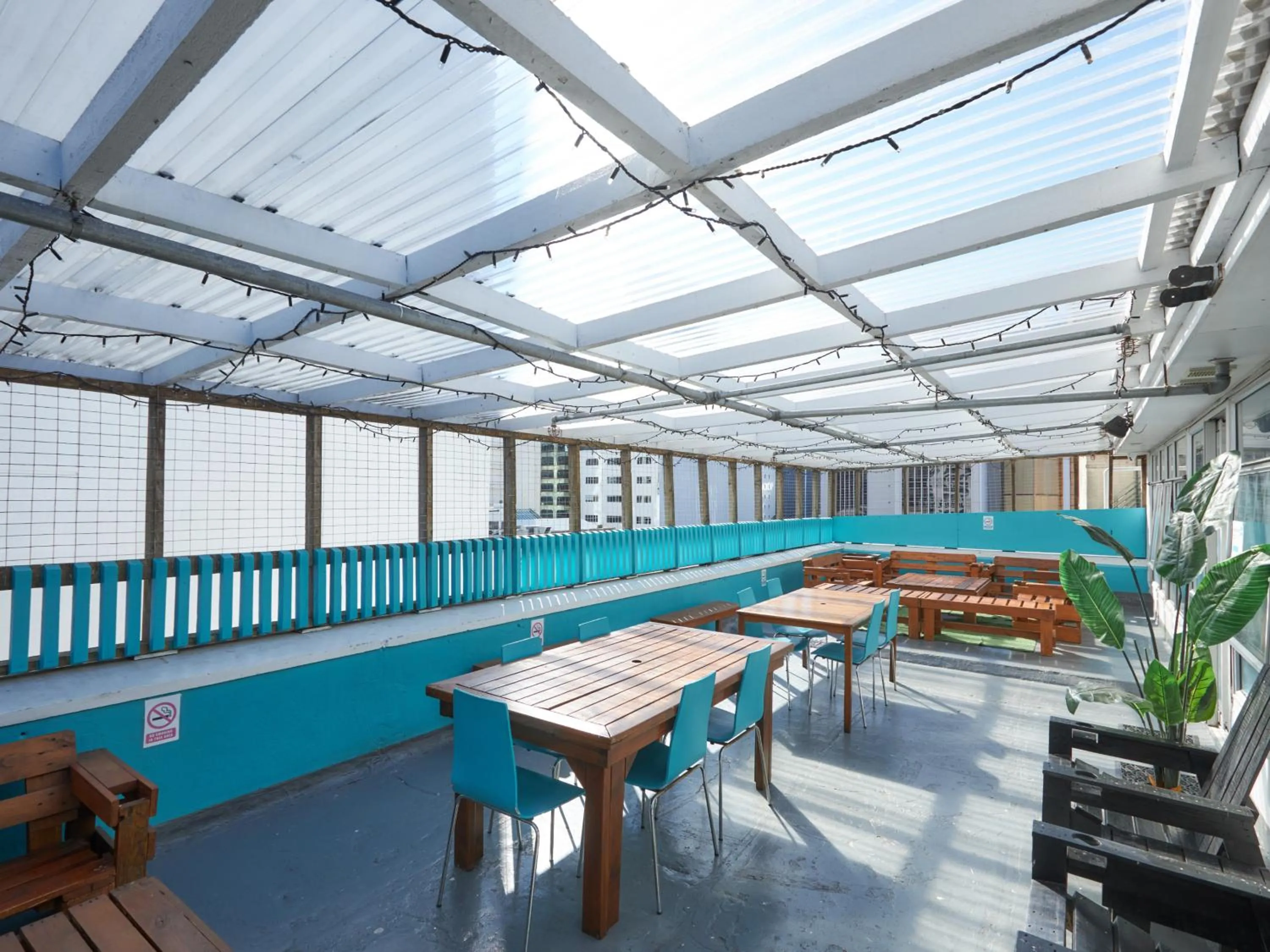 Balcony/Terrace in Attic Backpackers