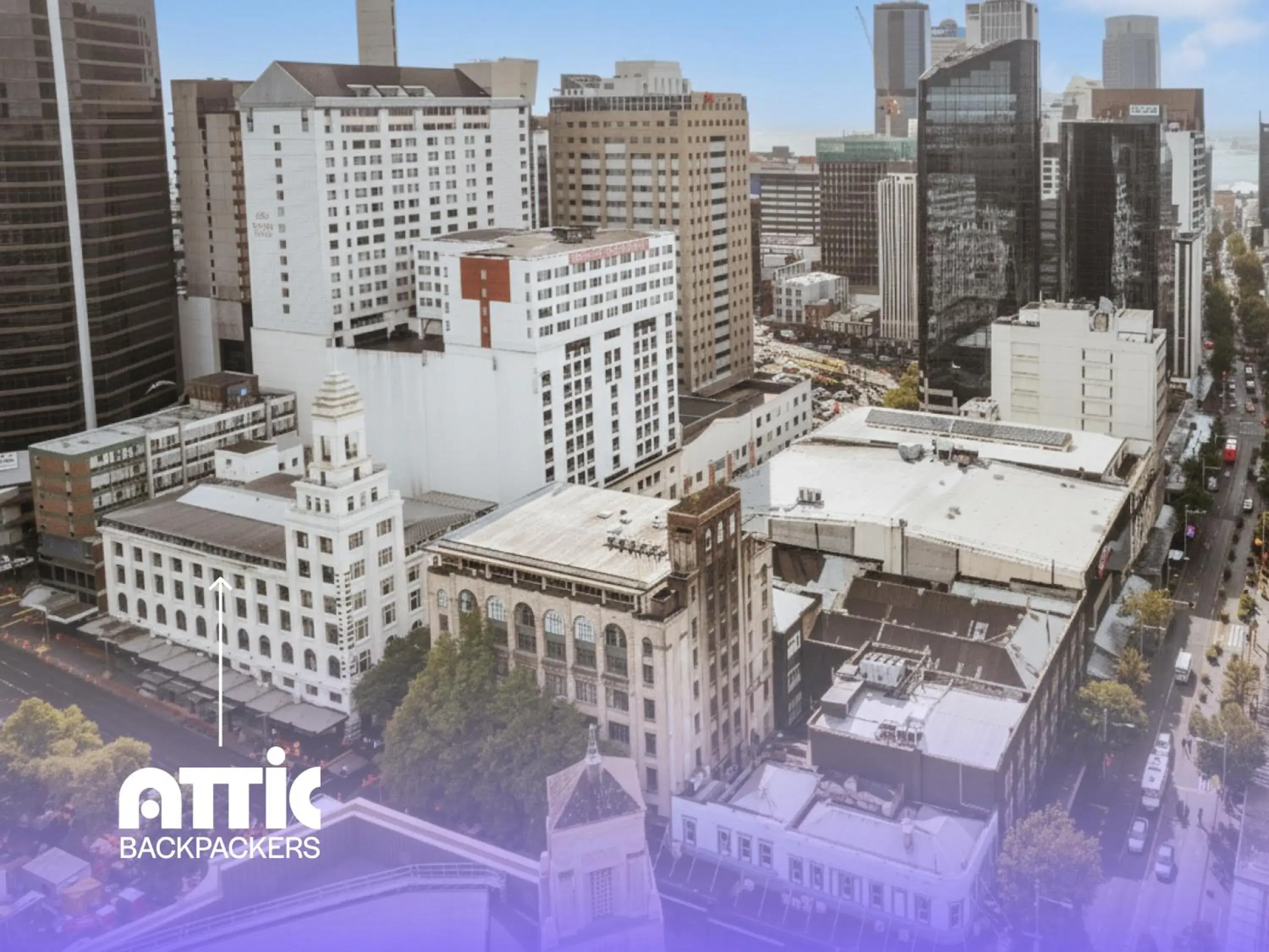 Property building in Attic Backpackers Property building in Attic Backpackers