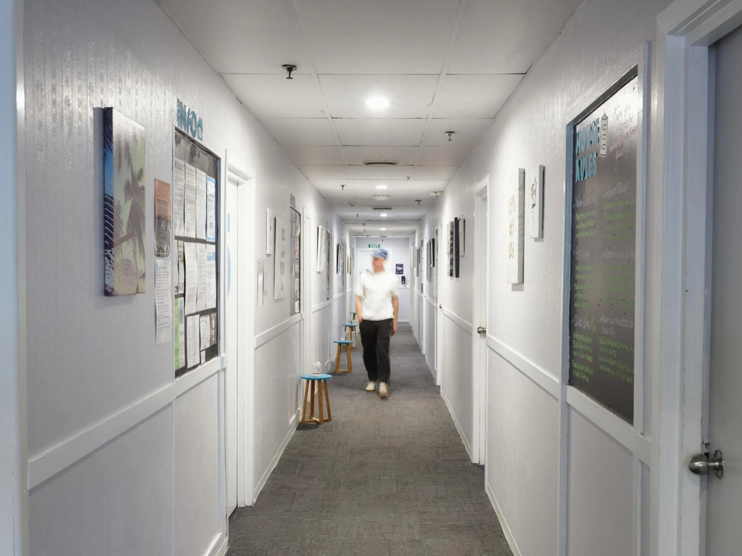 People in Attic Backpackers