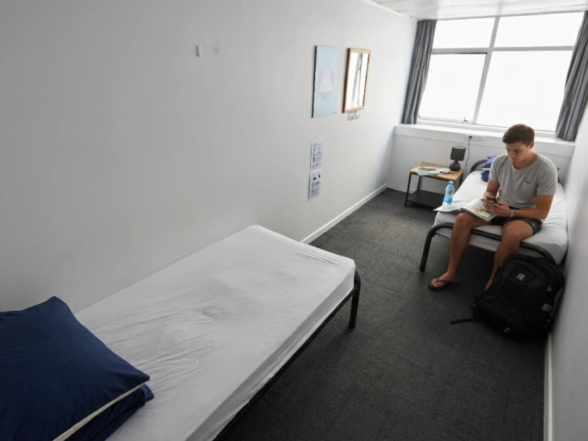 Bedroom, Bed in Attic Backpackers