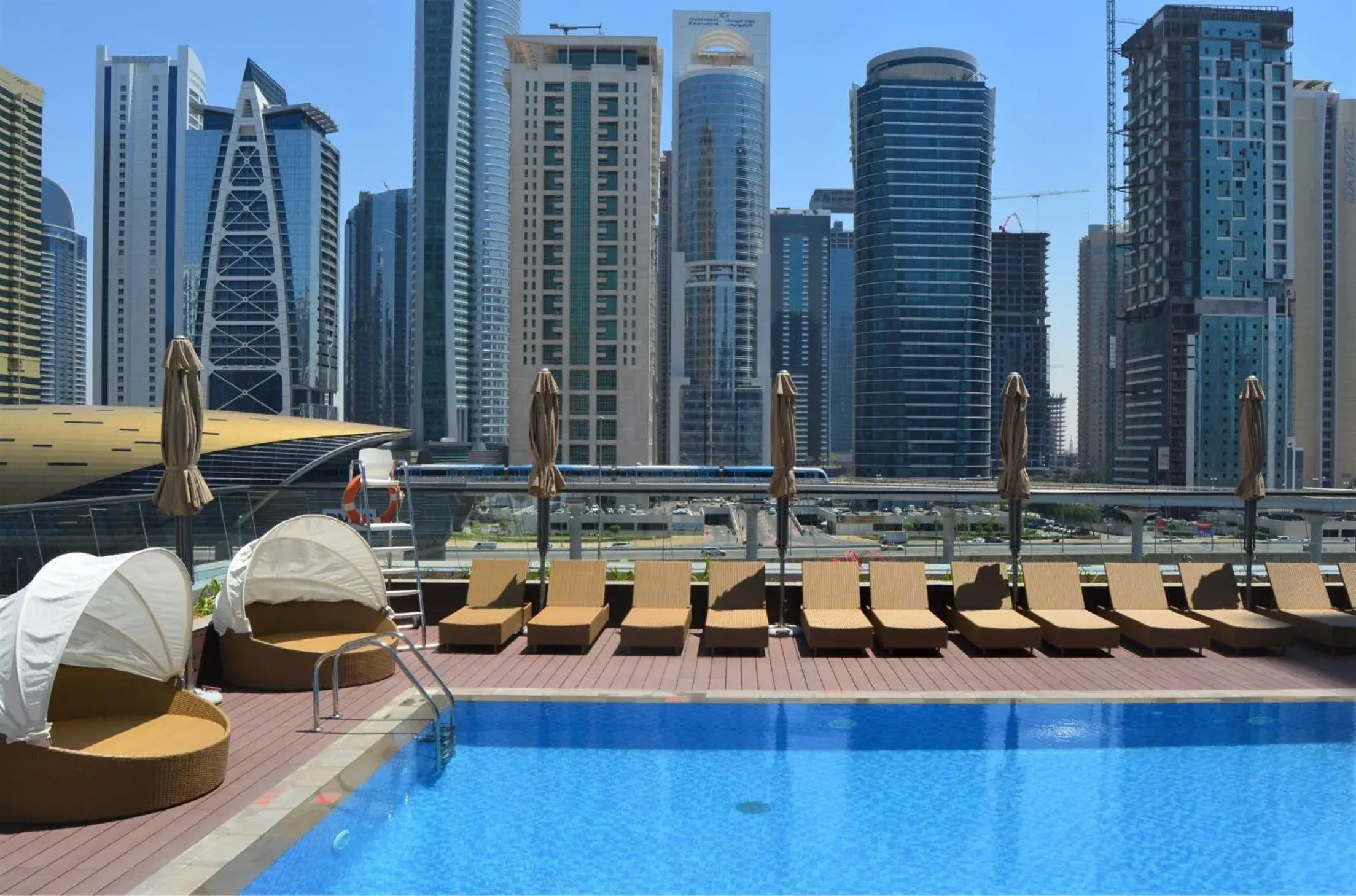 Swimming pool in Millennium Place Dubai Marina Swimming pool in Millennium Place Dubai Marina