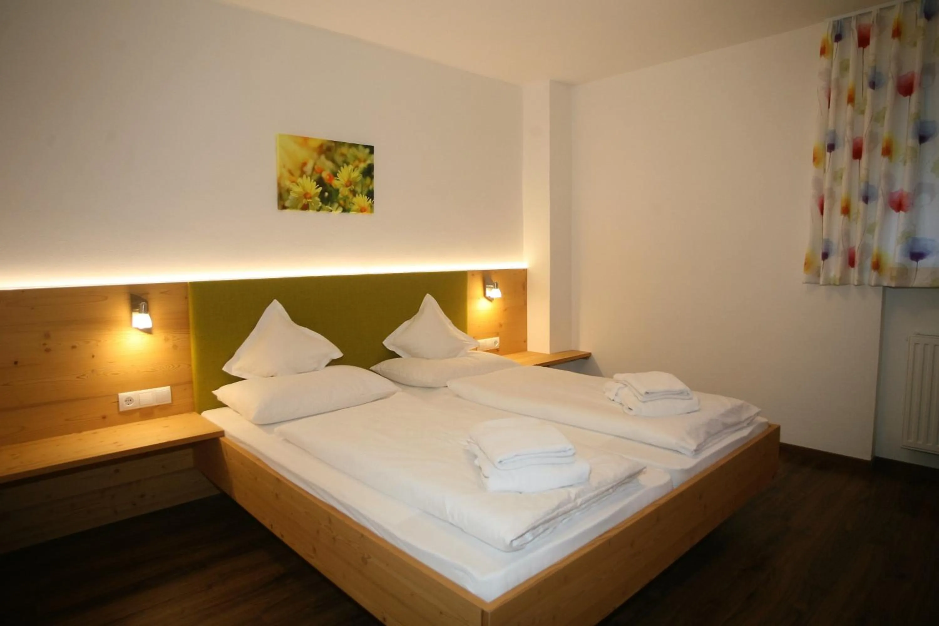Bed in Hotel Ortler