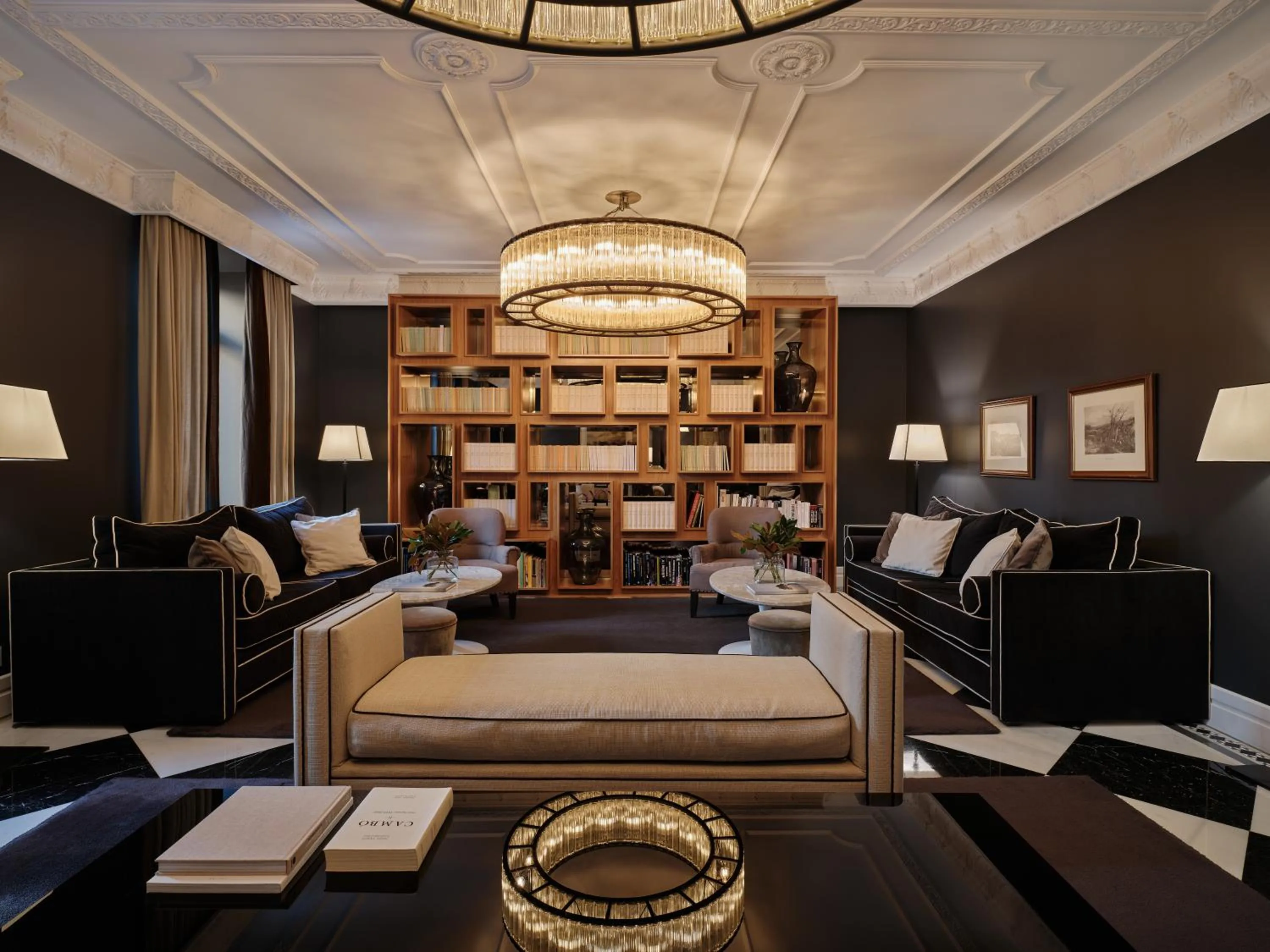 Library in Hotel Único Madrid, Small Luxury Hotels