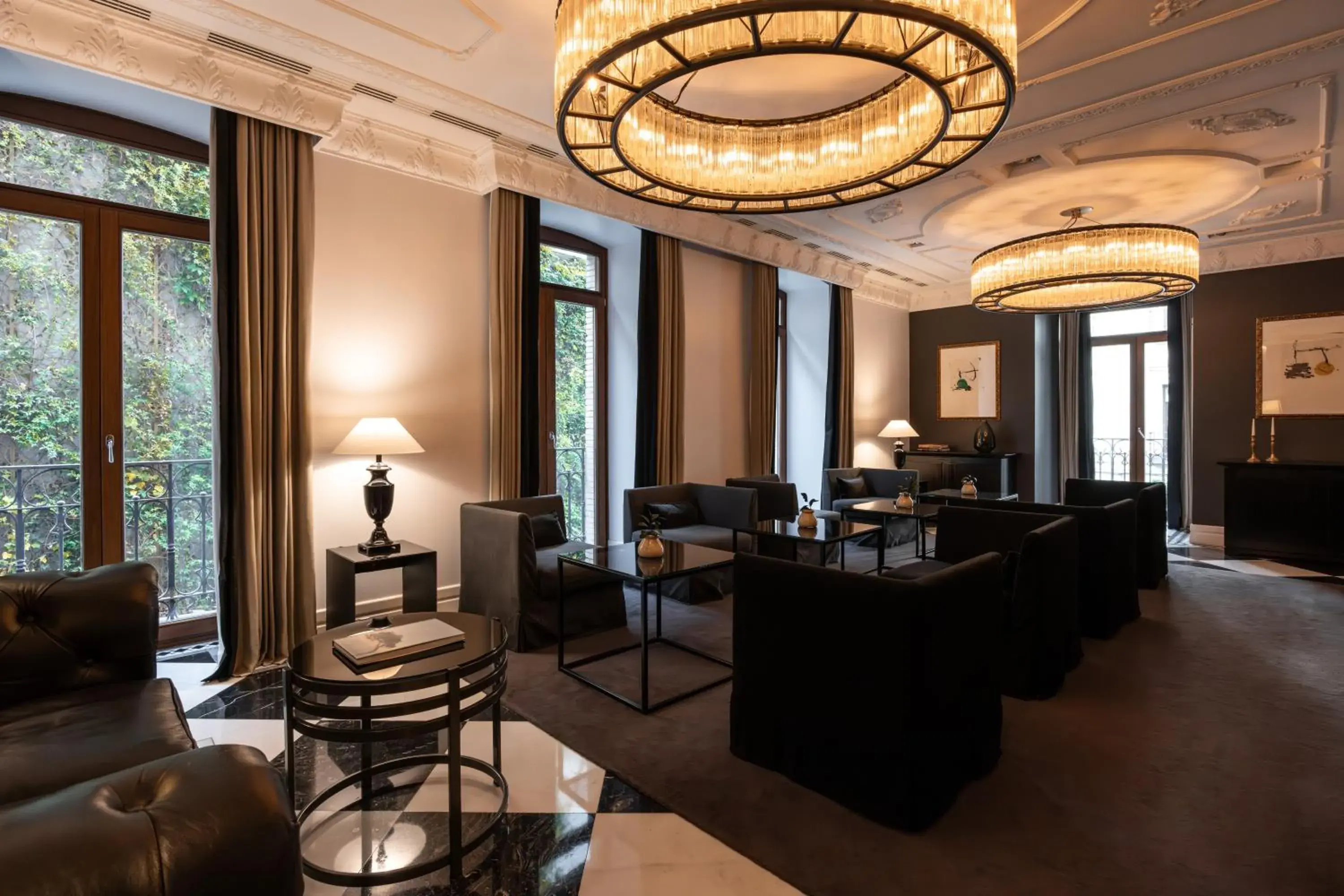 Living room in Hotel Único Madrid, Small Luxury Hotels Living room in Hotel Único Madrid, Small Luxury Hotels