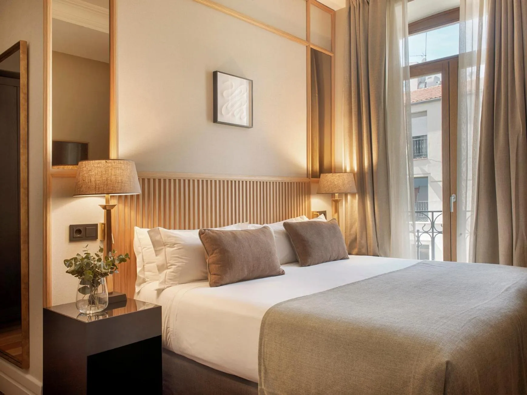 Bed in Hotel Único Madrid, Small Luxury Hotels