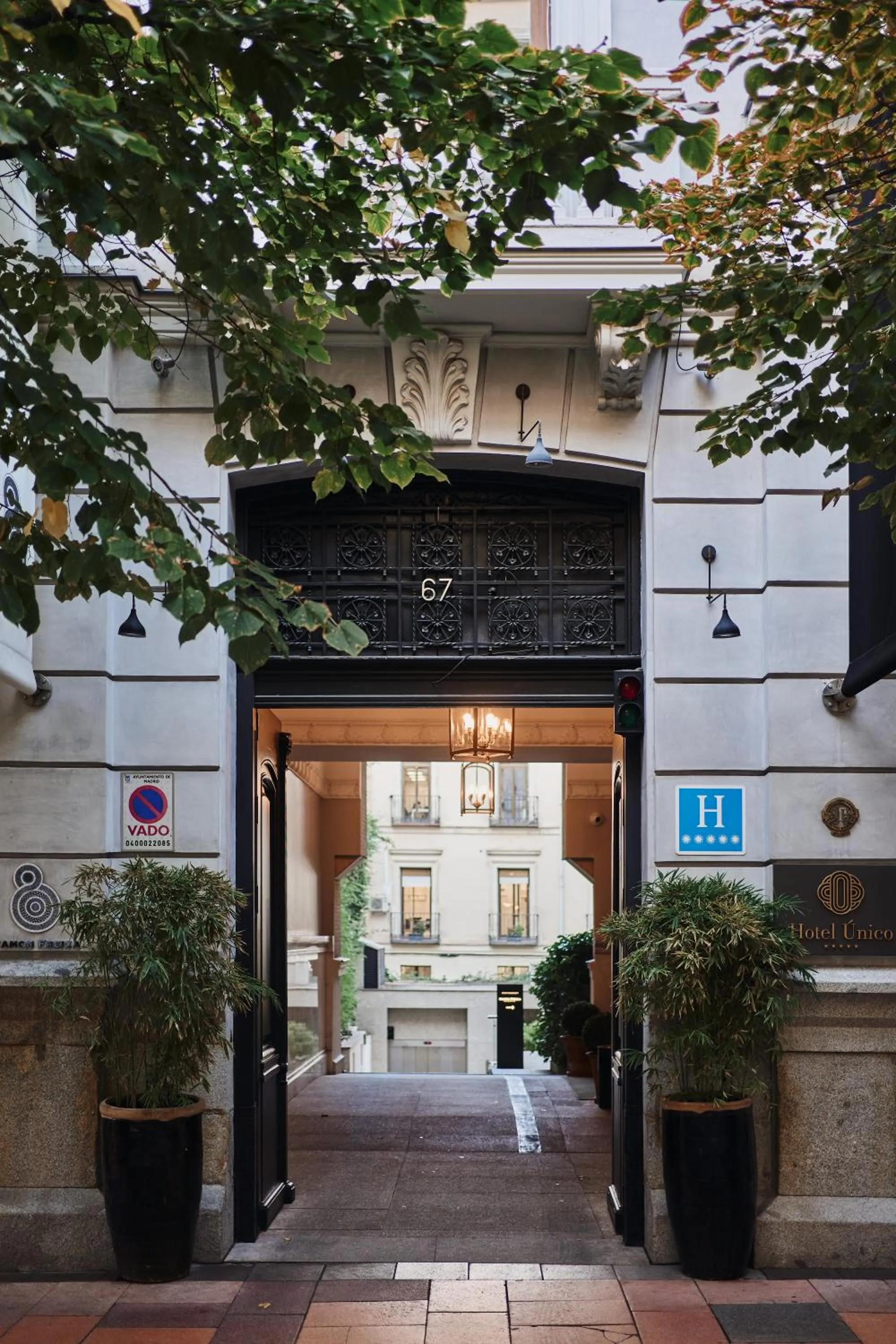 Facade/entrance in Hotel Único Madrid, Small Luxury Hotels