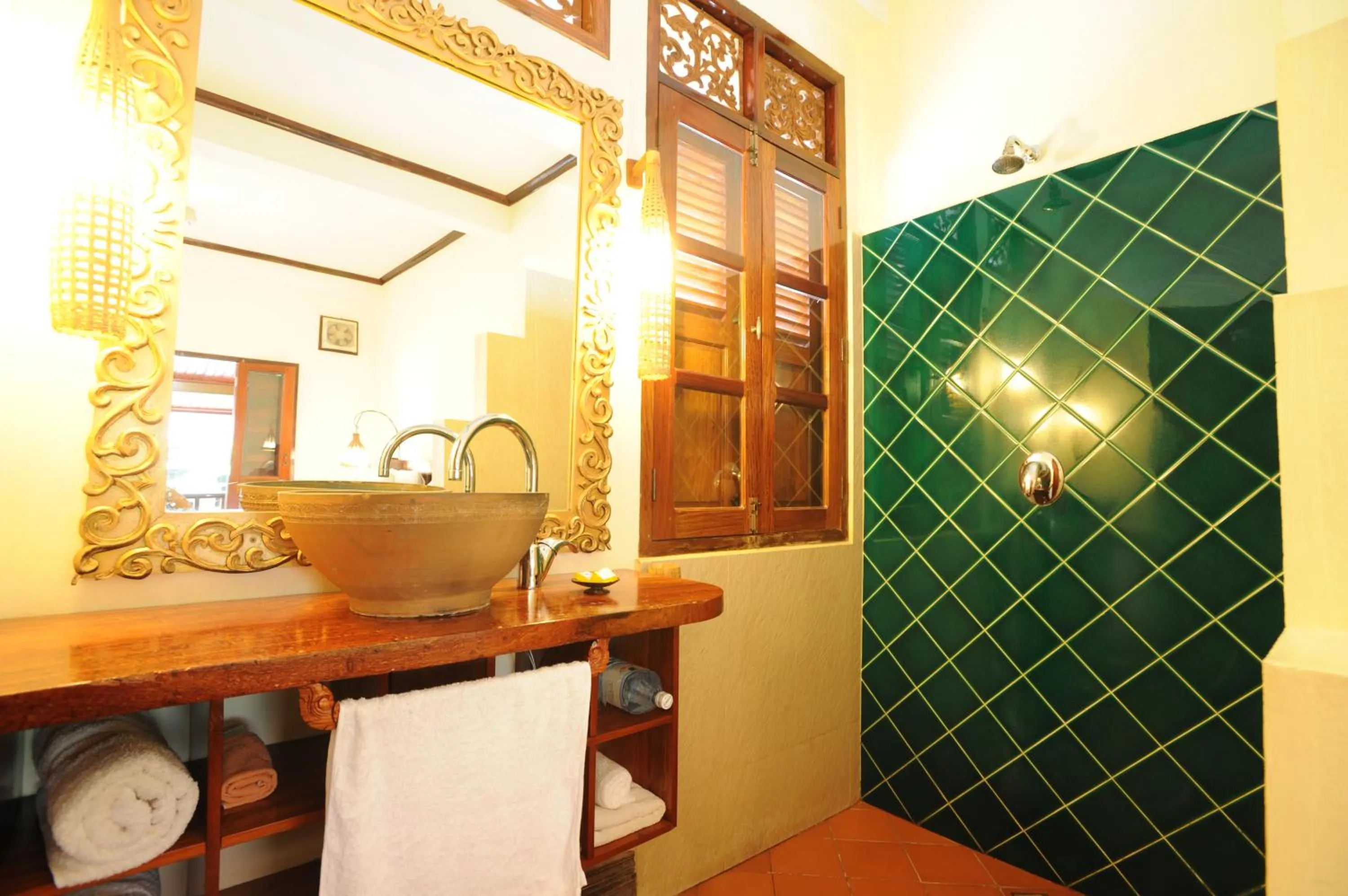 Shower in Lotus Villa