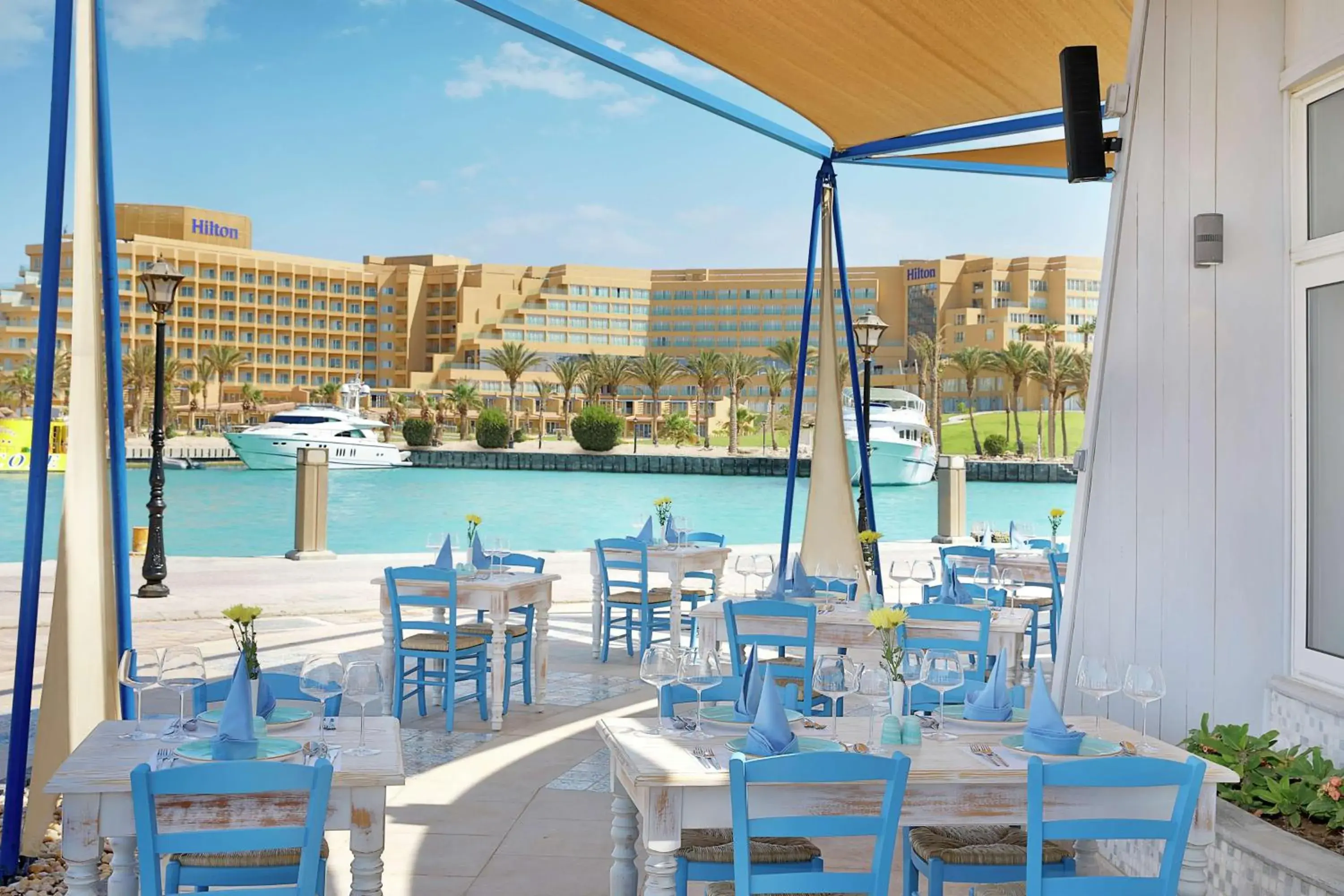 Restaurant/places to eat in Hilton Hurghada Plaza Hotel Restaurant/places to eat in Hilton Hurghada Plaza Hotel
