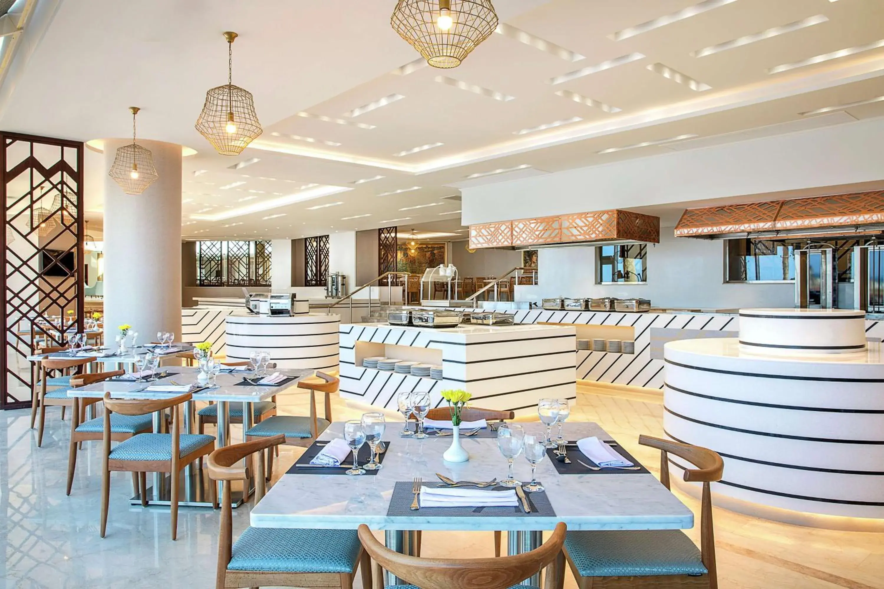 Breakfast in Hilton Hurghada Plaza Hotel Breakfast in Hilton Hurghada Plaza Hotel