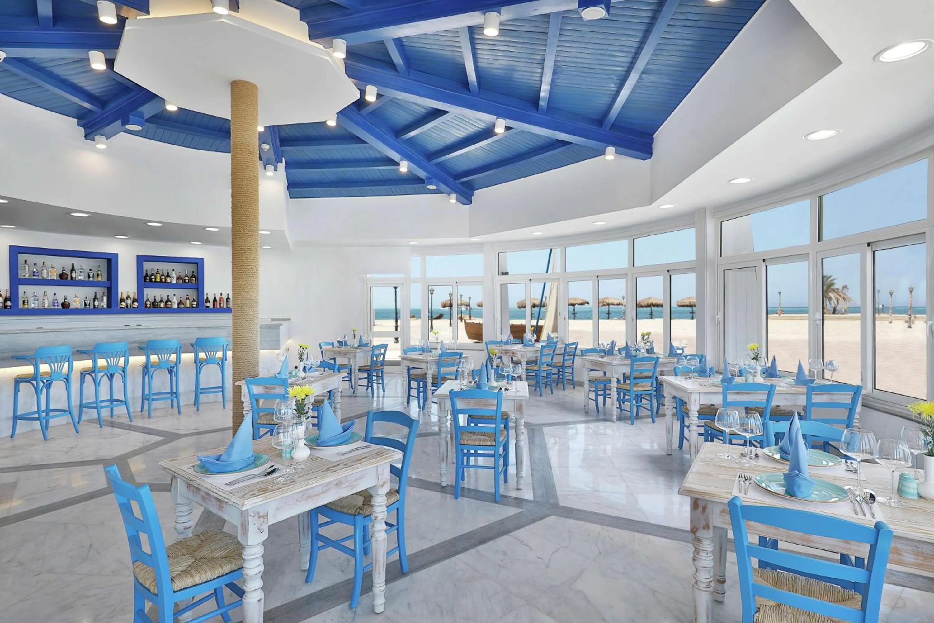 Restaurant/places to eat in Hilton Hurghada Plaza Hotel