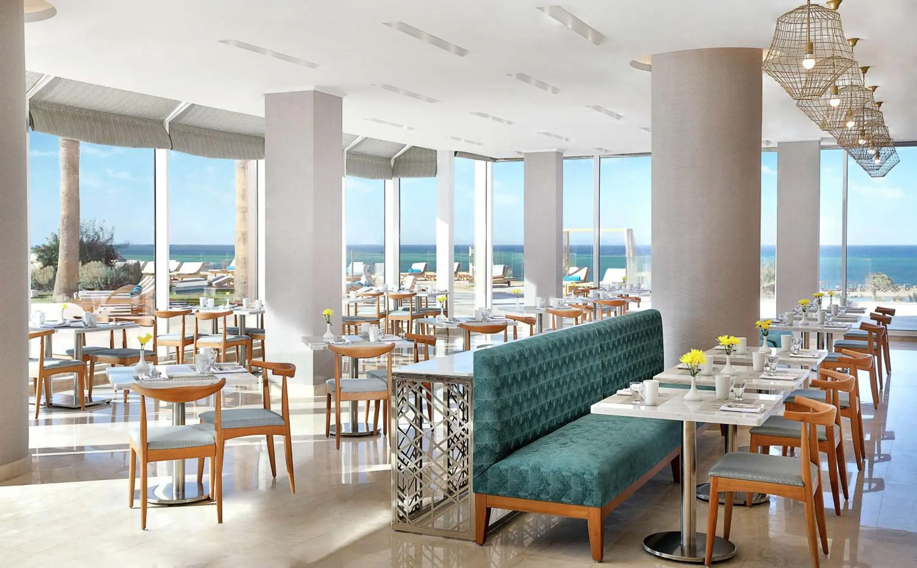 Breakfast in Hilton Hurghada Plaza Hotel Breakfast in Hilton Hurghada Plaza Hotel