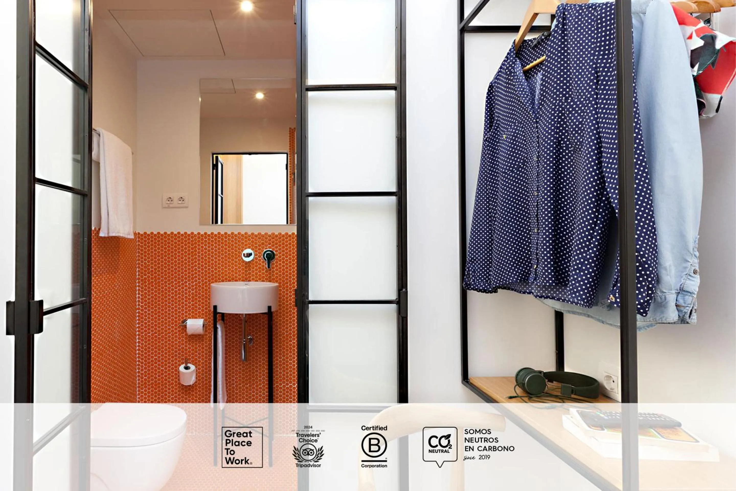 Bathroom in SLEEP'N Atocha - B Corp Certified