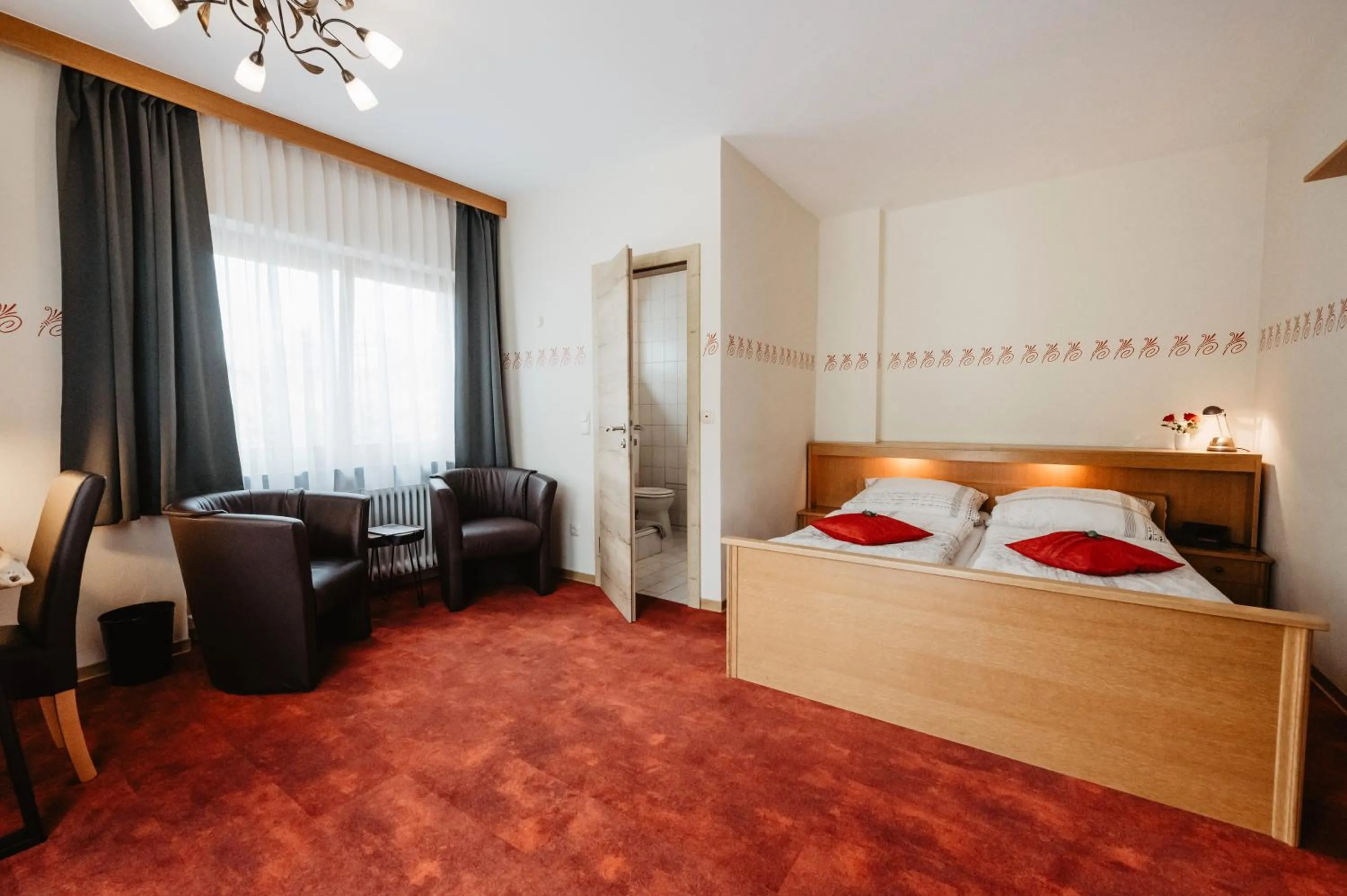 Bed in Landhotel Neuhof