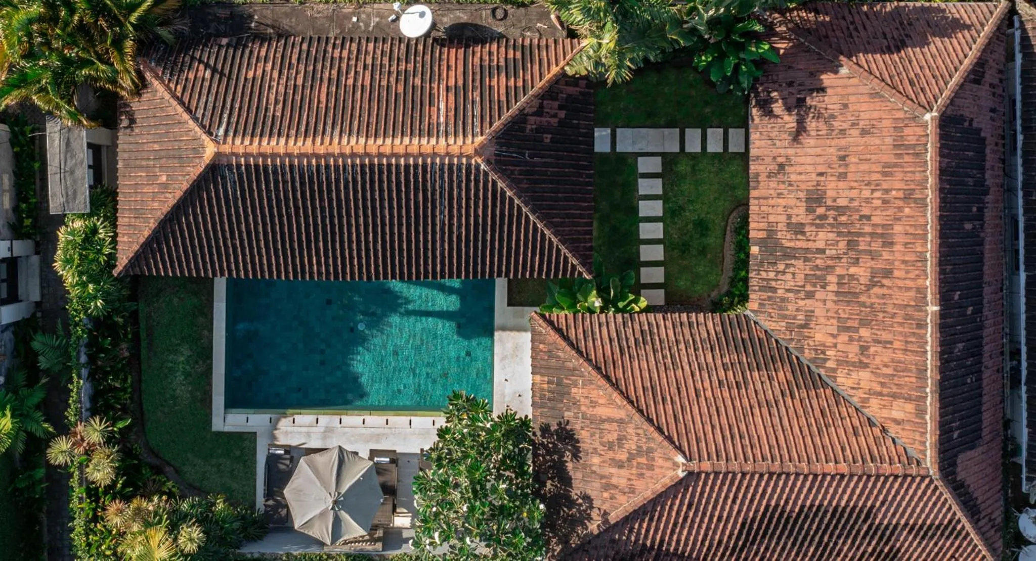 Bird's eye view in Jagaditha Villas