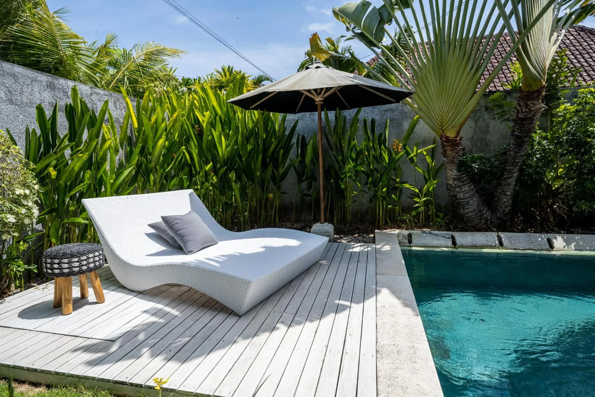 Swimming pool in Jagaditha Villas