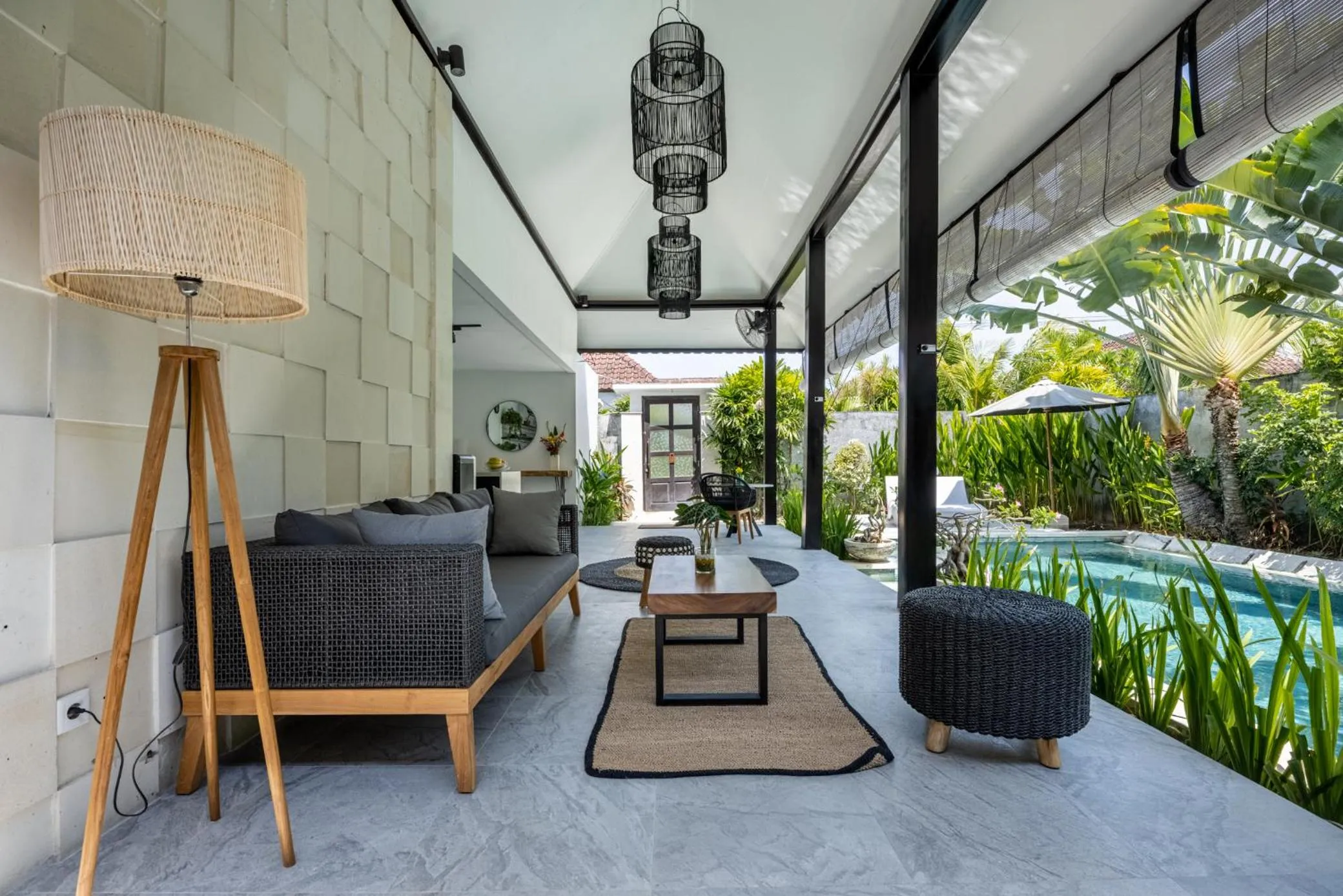 Living room in Jagaditha Villas