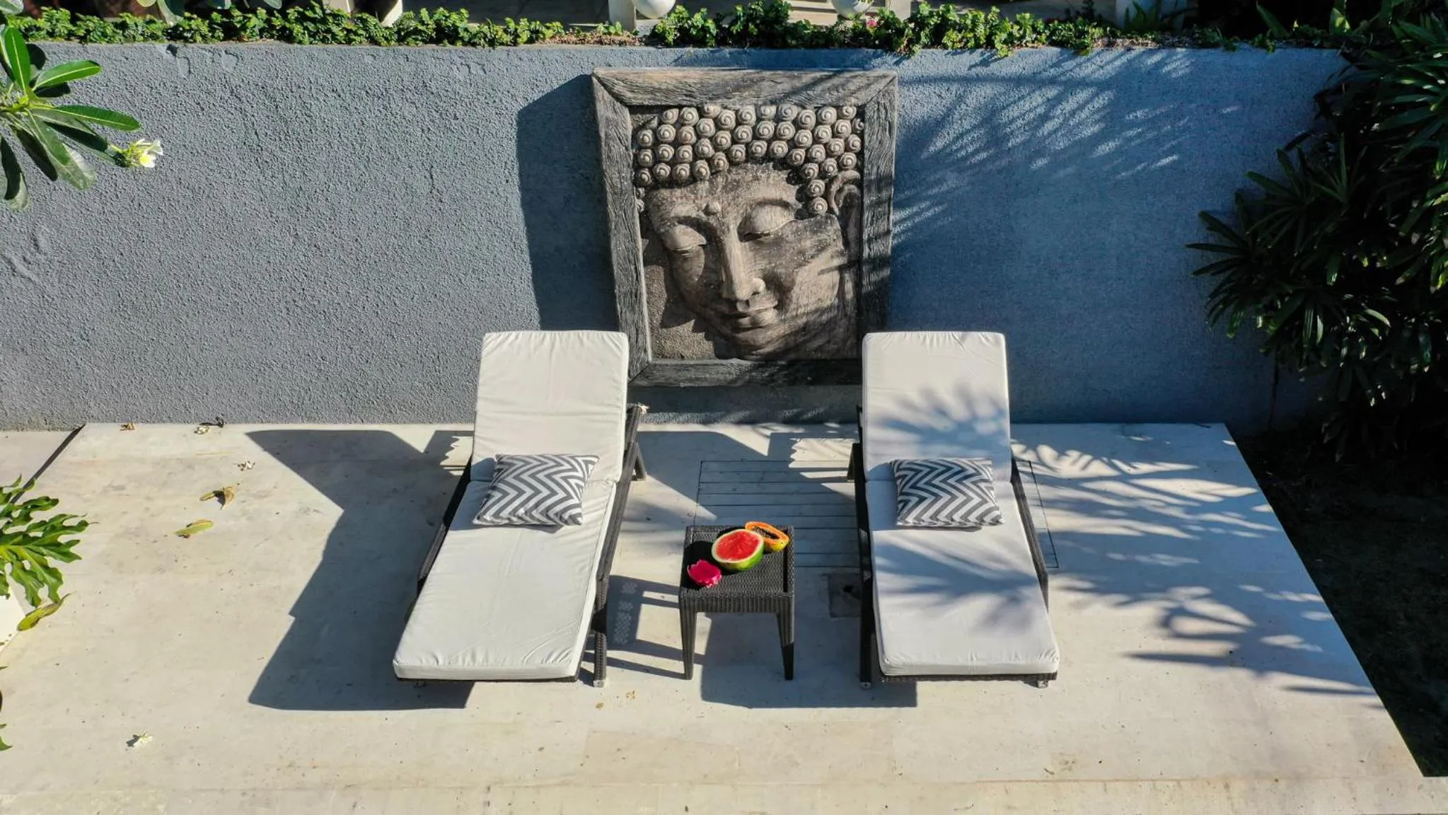 Pool view in Jagaditha Villas