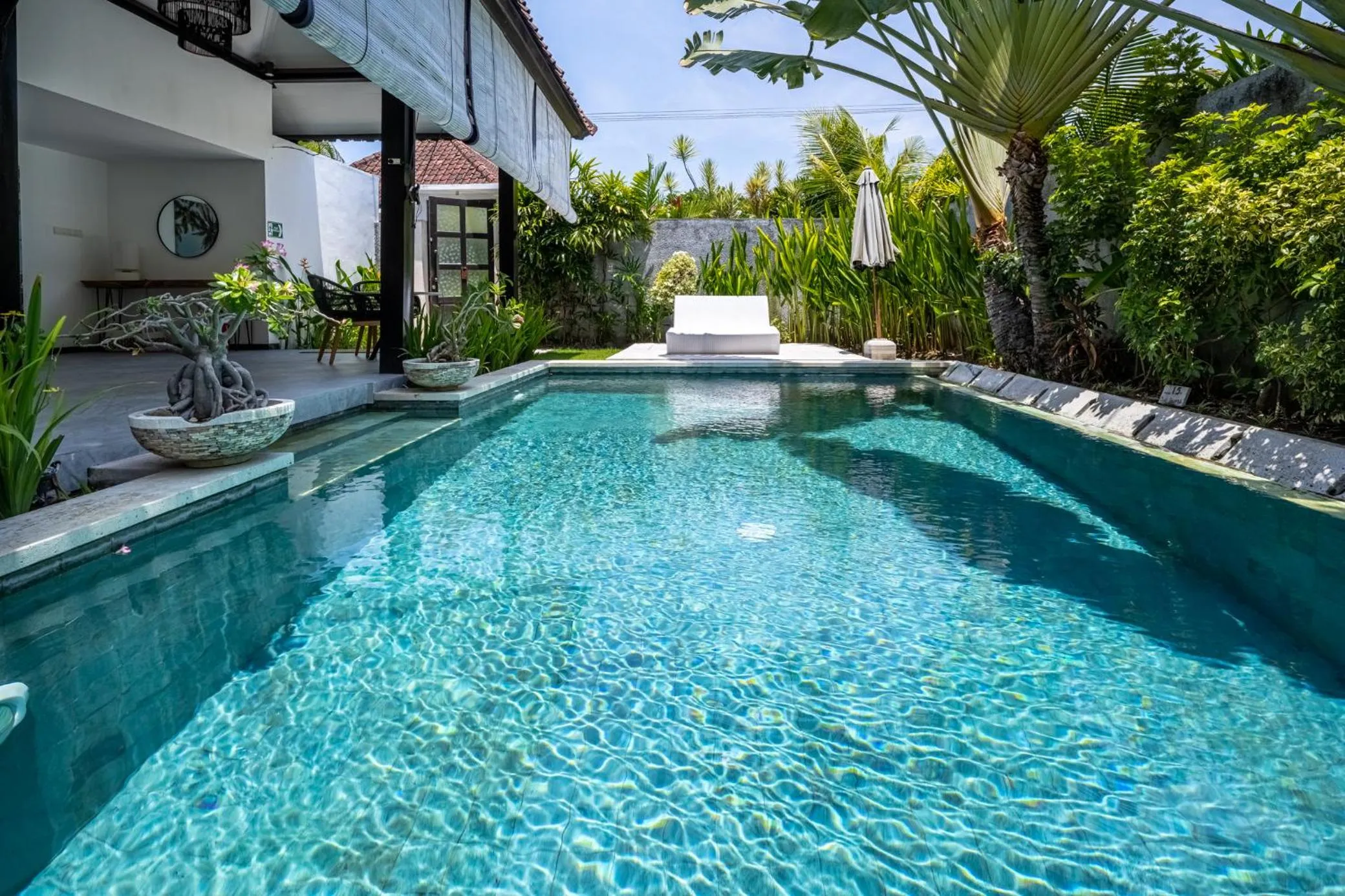 Swimming pool in Jagaditha Villas