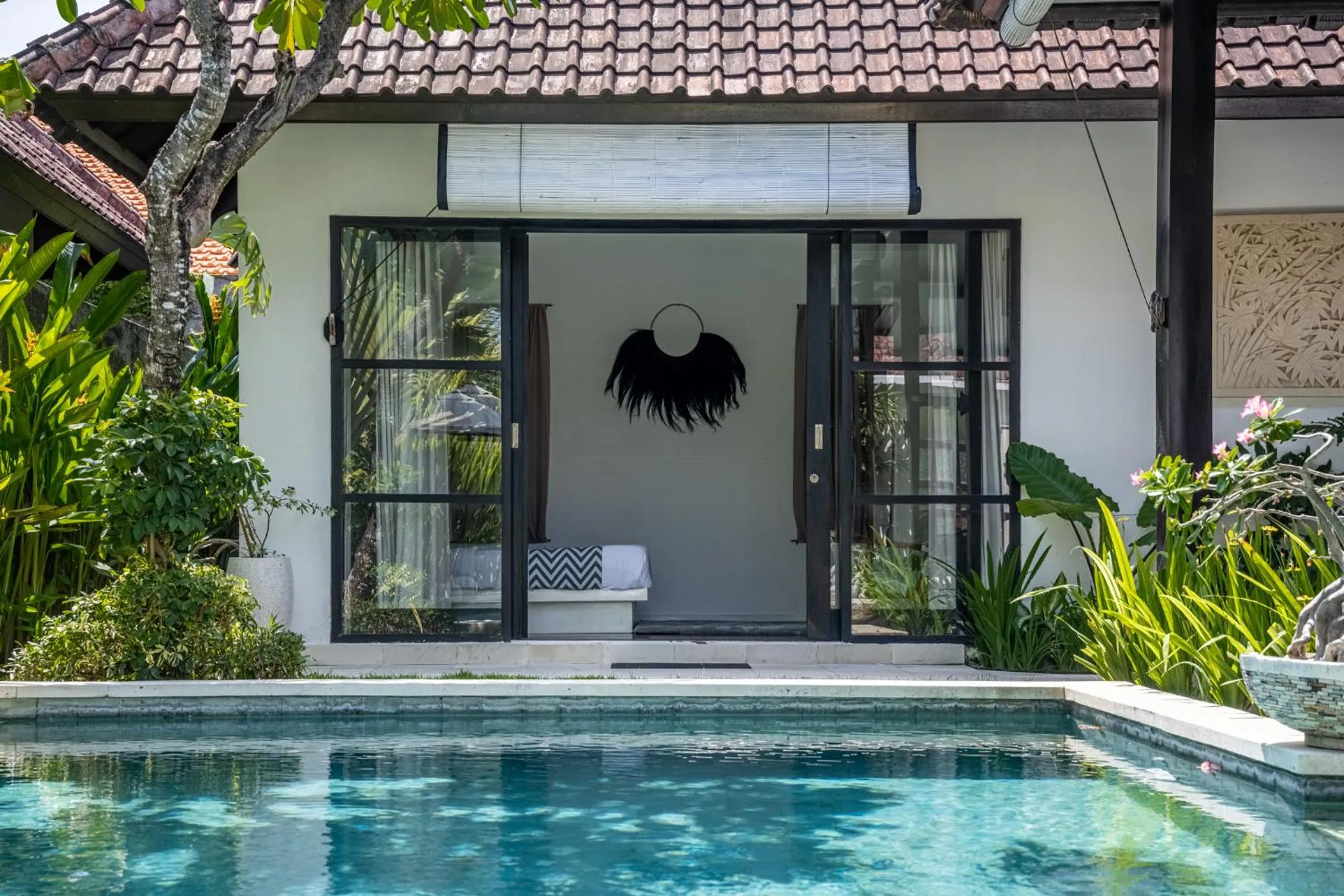 Swimming pool in Jagaditha Villas