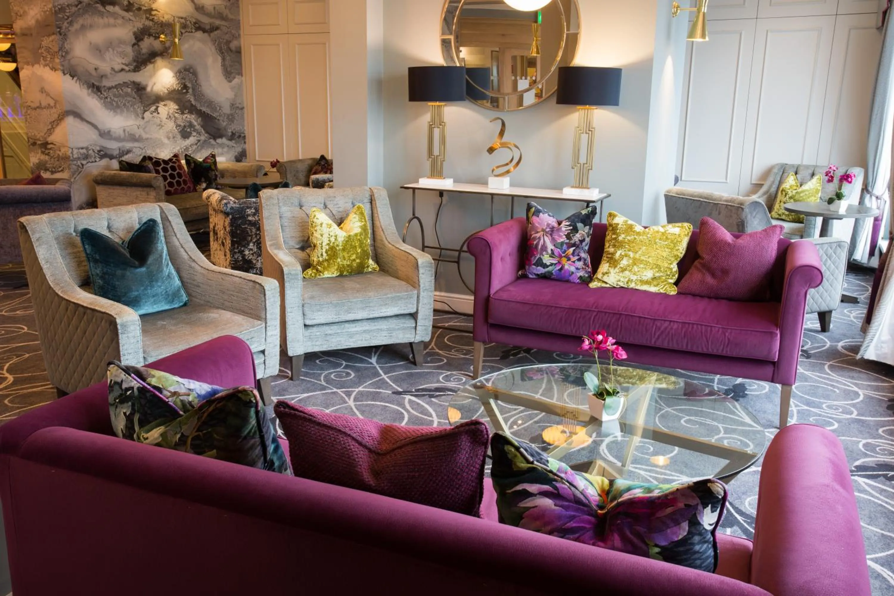 Seating area in Hotel Sheraton