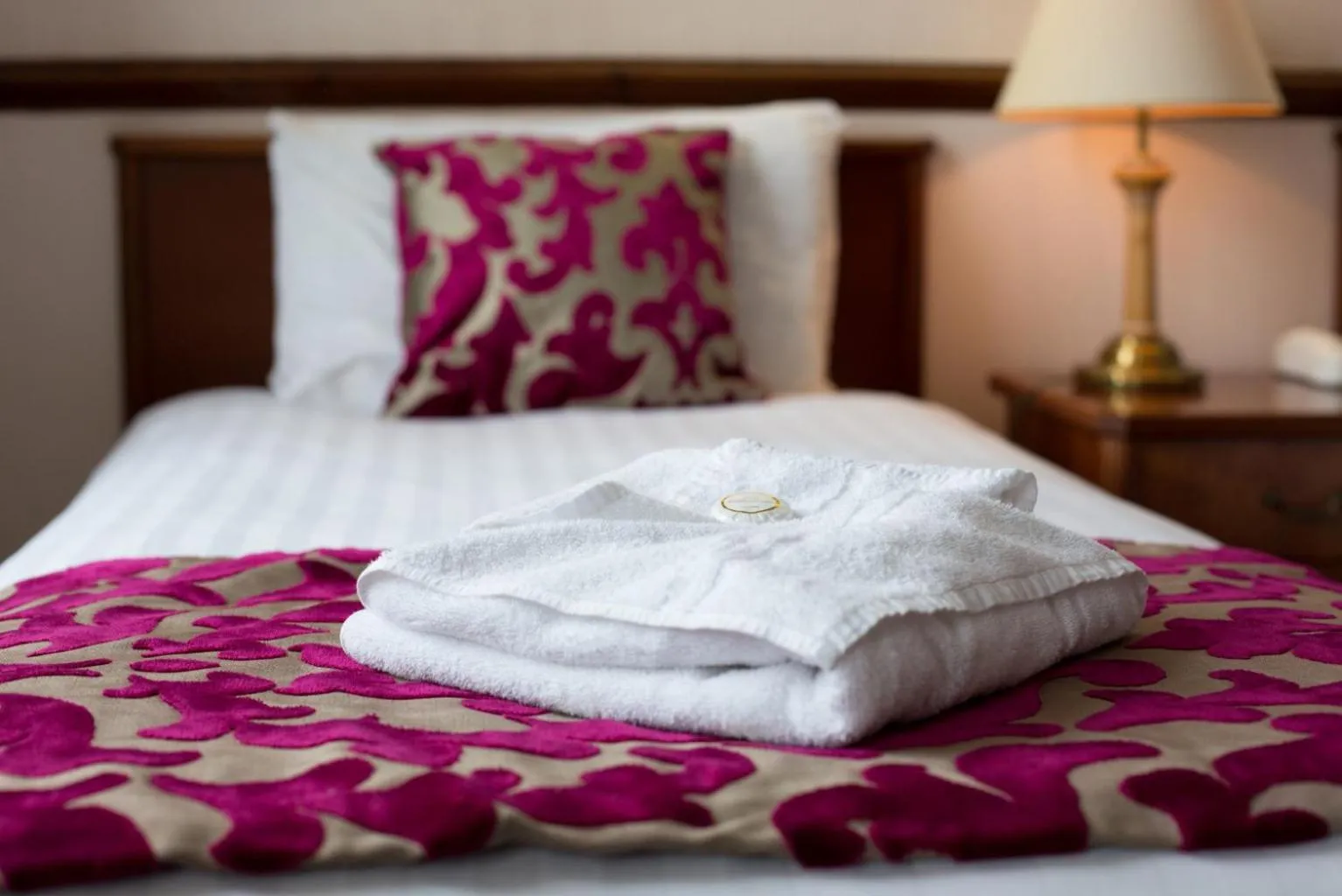 Bed in Hotel Sheraton