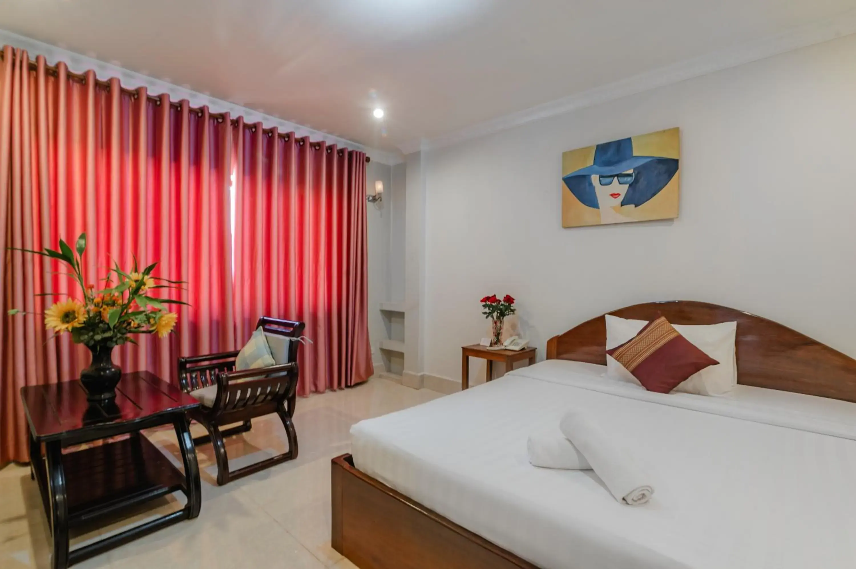 Bedroom, Bed in Sinaka Angkor Hotel Bedroom, Bed in Sinaka Angkor Hotel