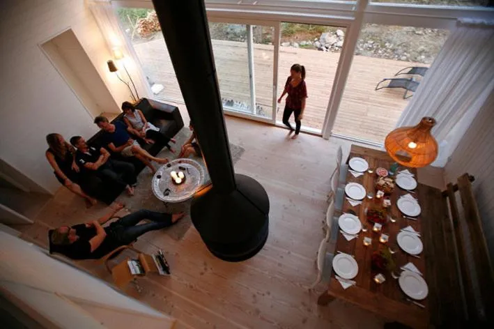 Living room in Hölick Havsresort & spa