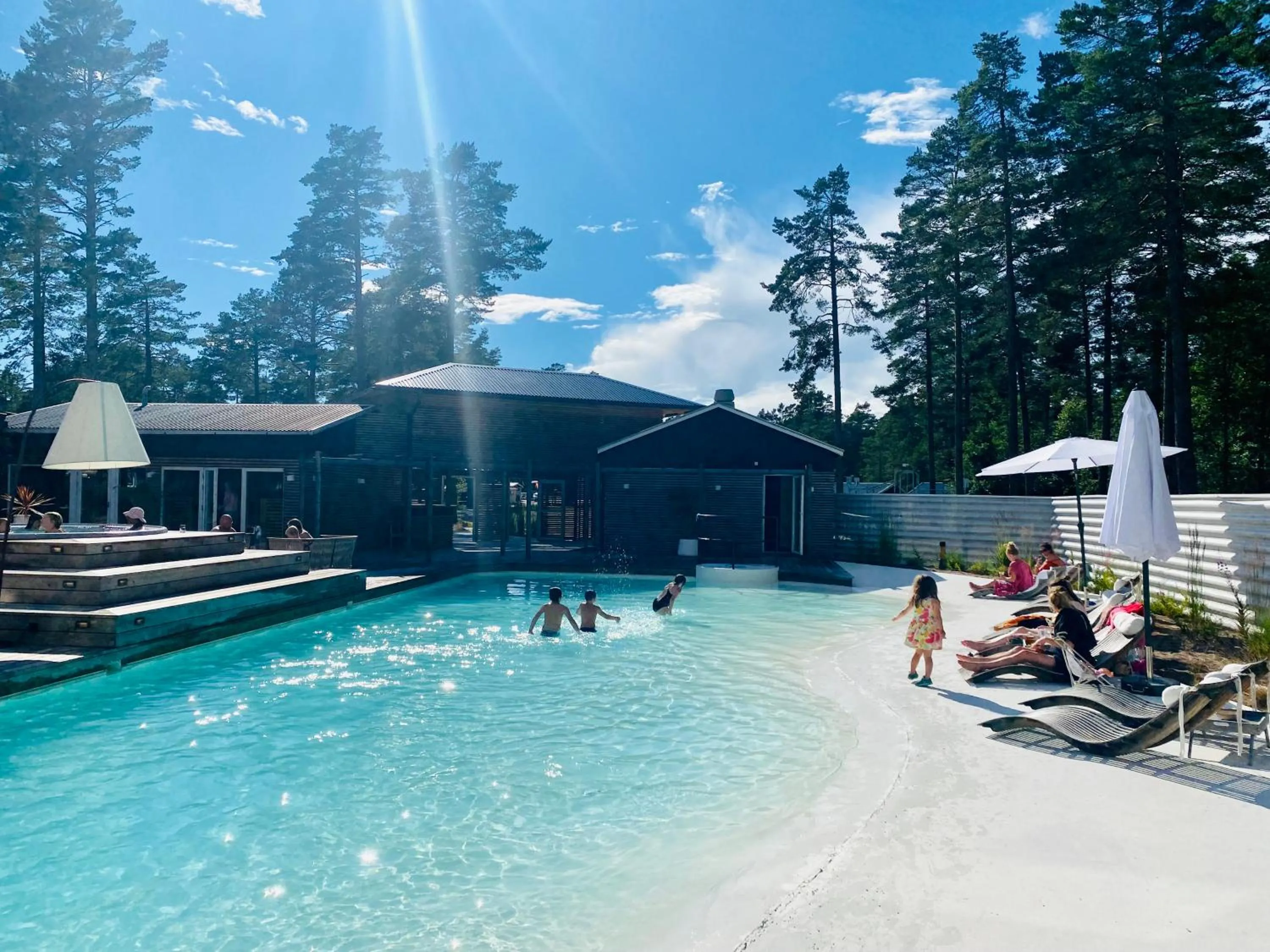 Swimming pool in Hölick Havsresort & spa