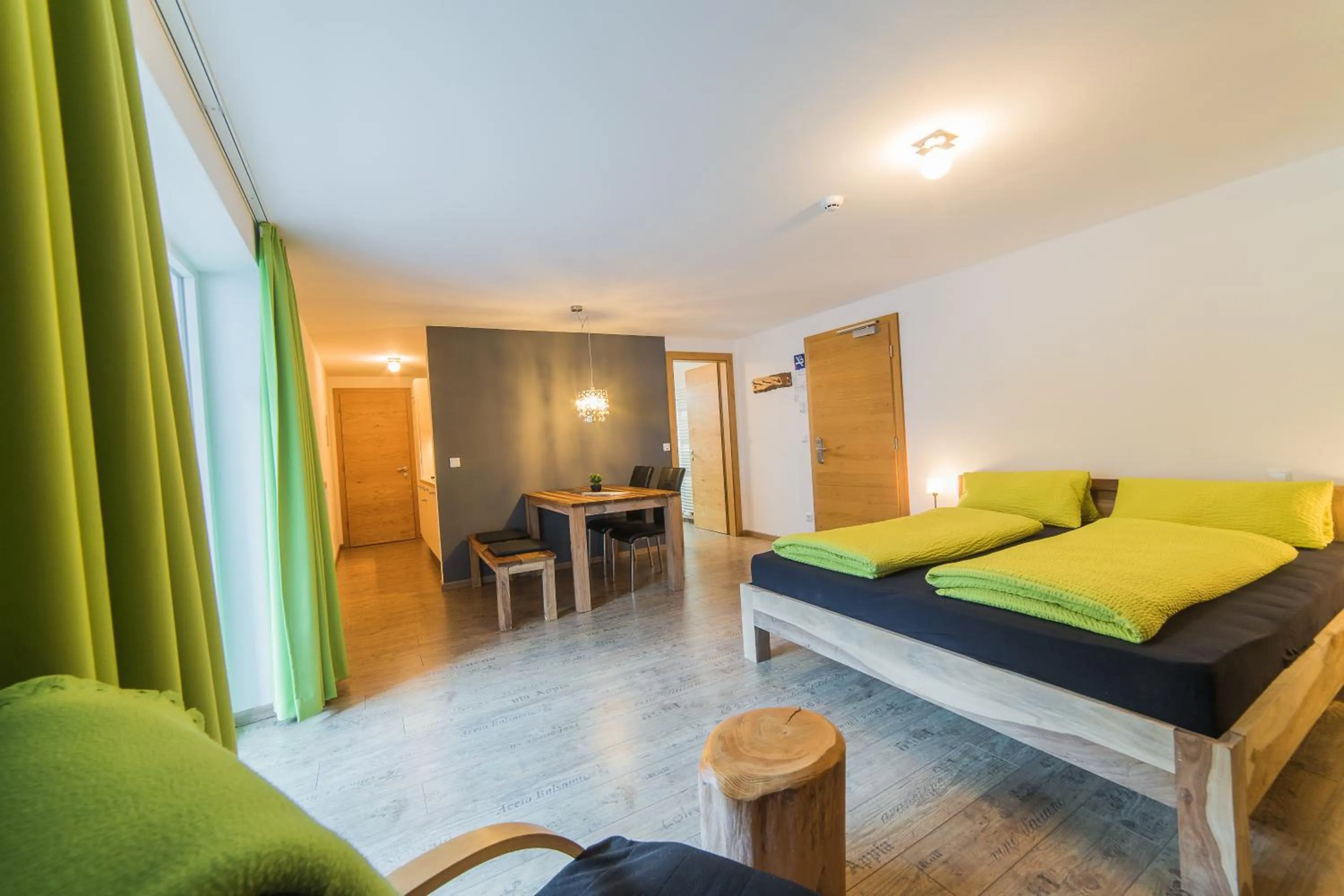 Living room, Bed in Residence Martell Mountains