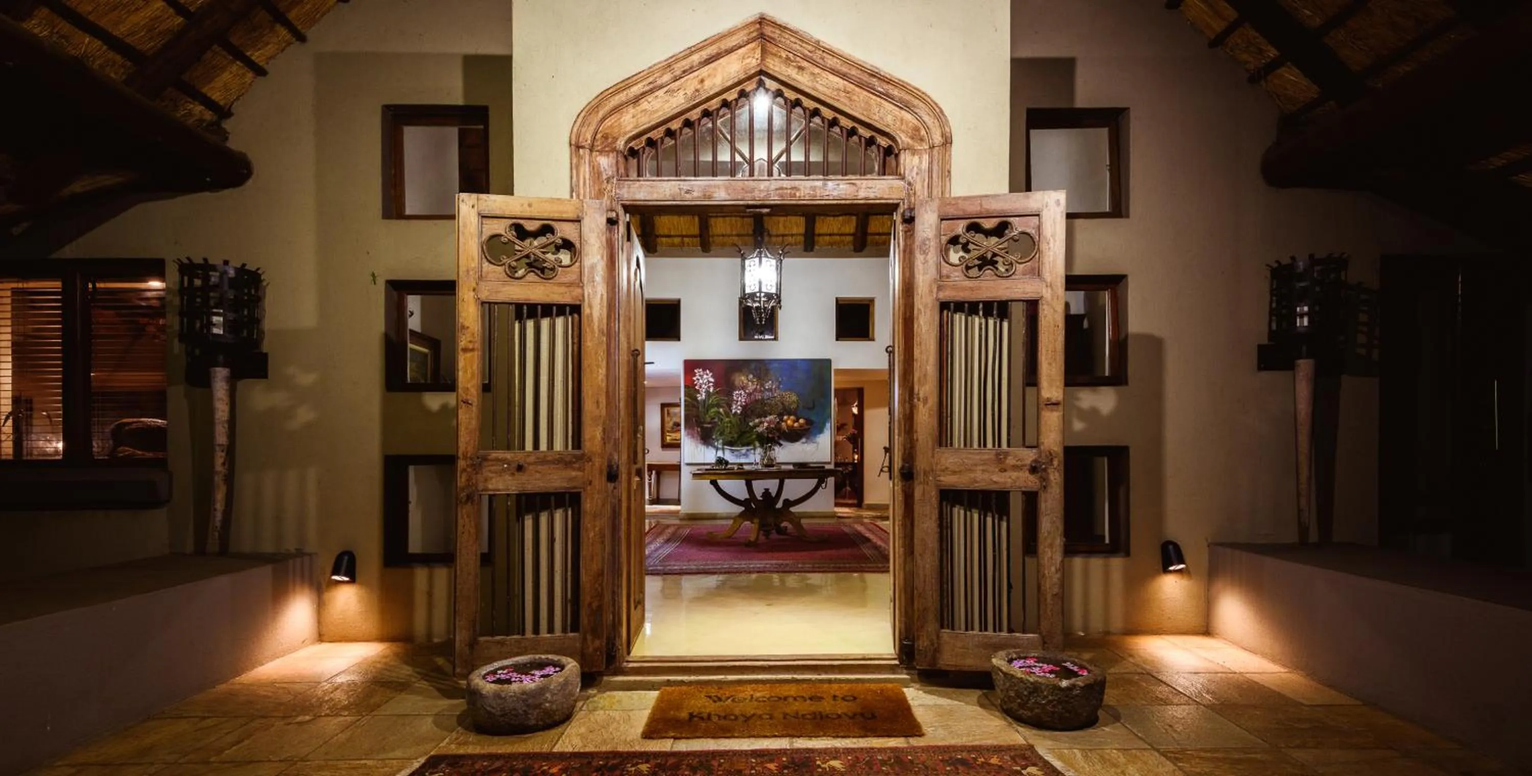Lobby or reception in Khaya Ndlovu Safari Manor