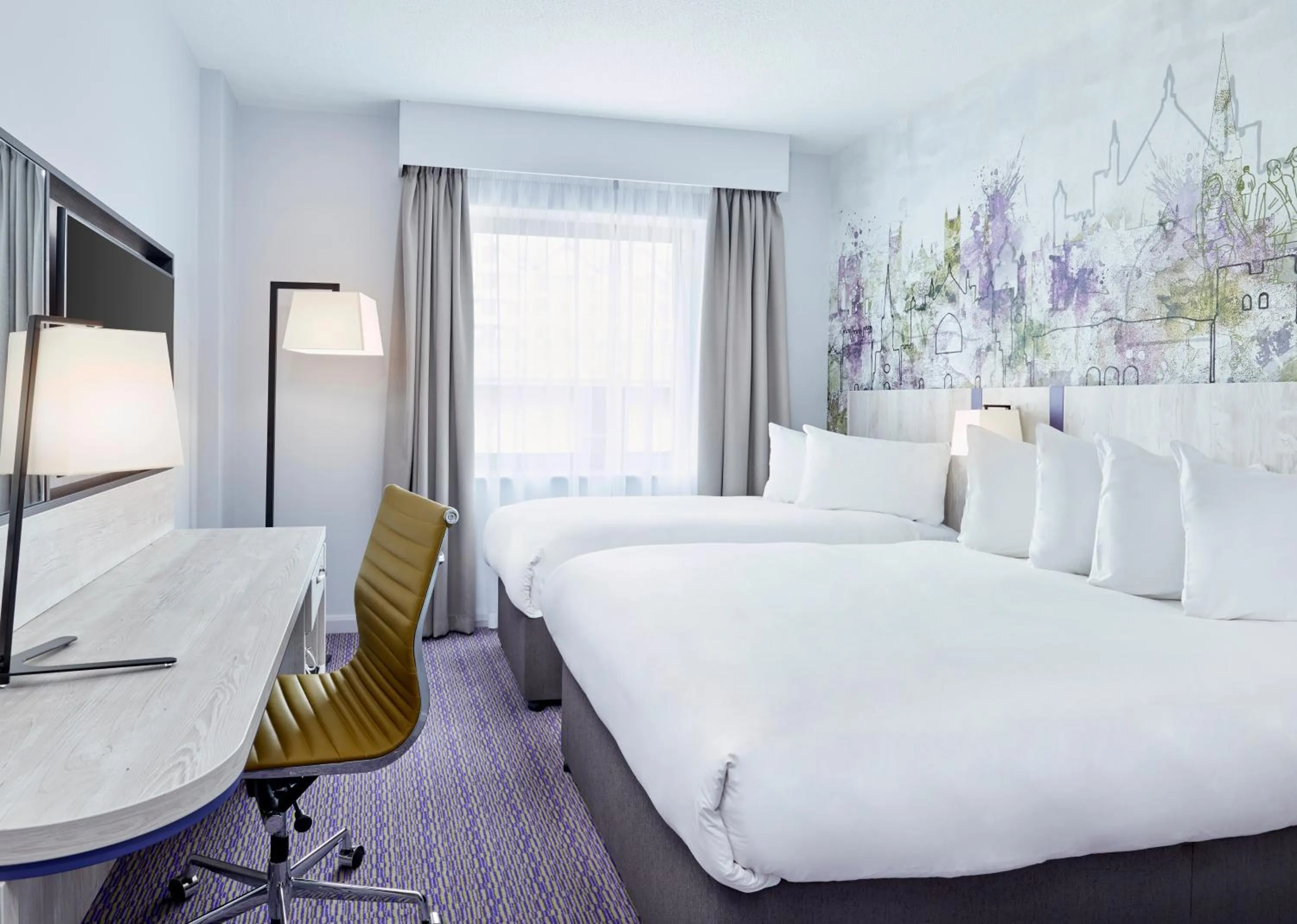 Bedroom, Bed in Leonardo Hotel Exeter