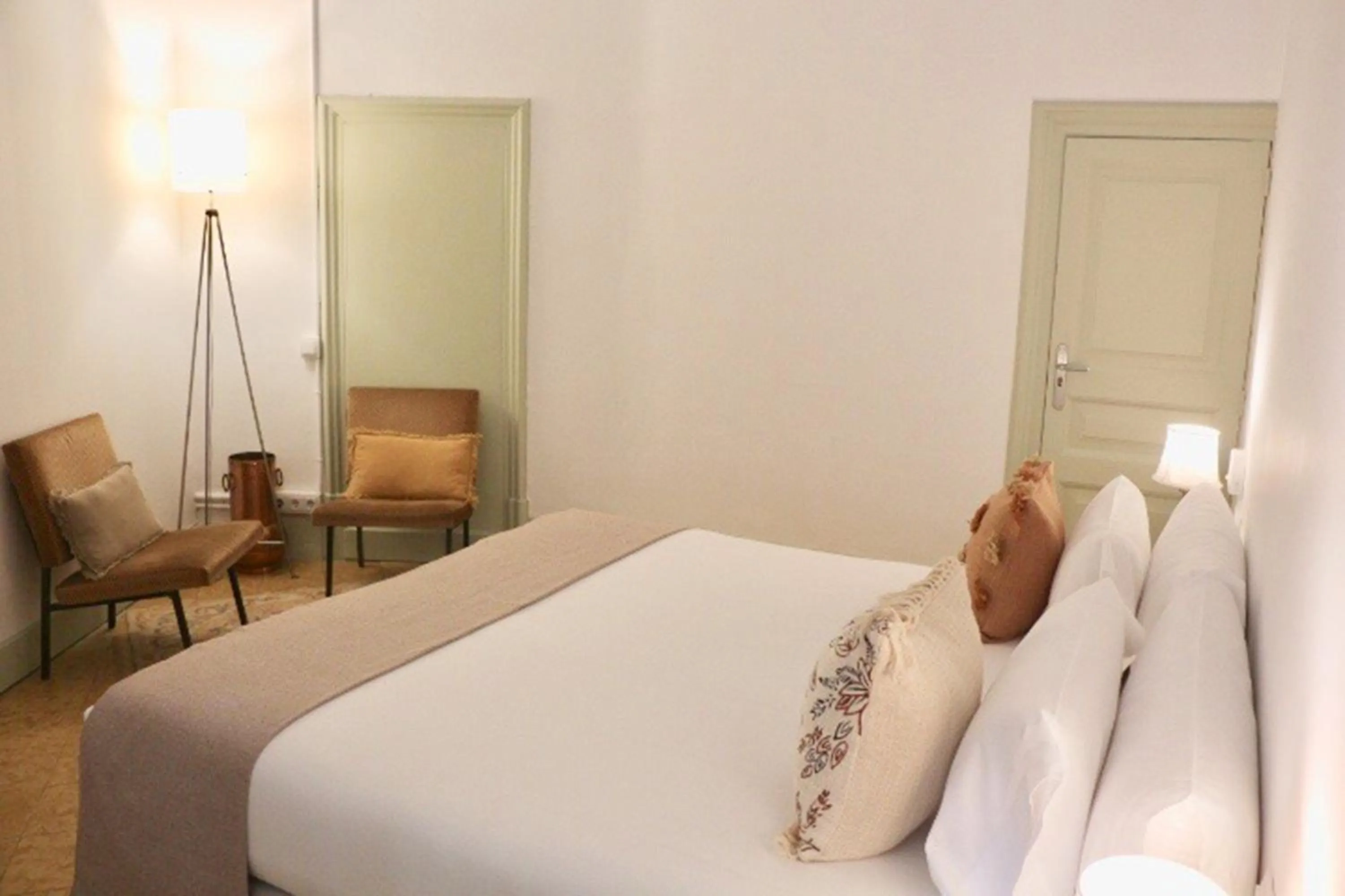 Patio, Bed in La Casa Gran B&B