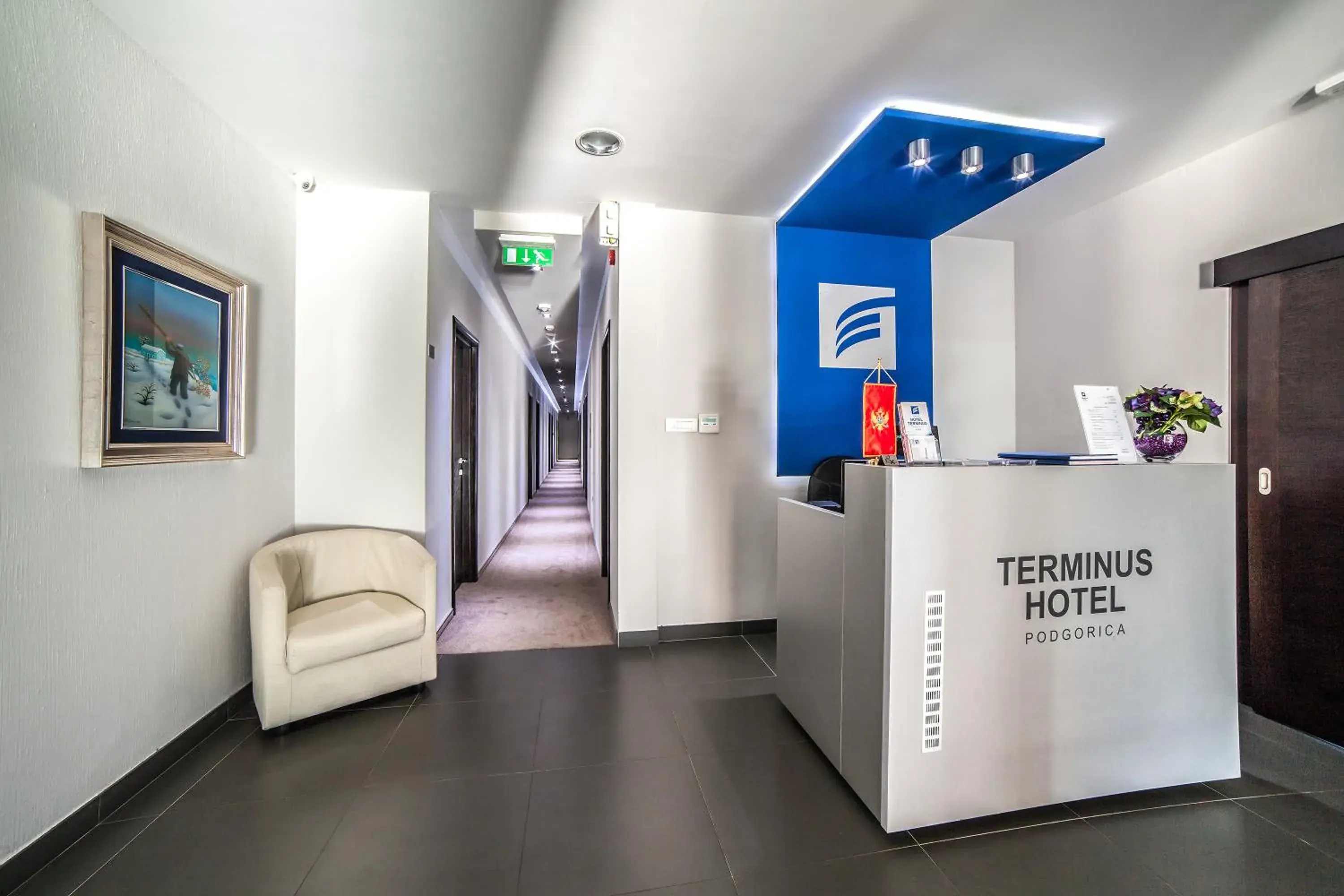 Lobby or reception in Hotel Terminus Lobby or reception in Hotel Terminus