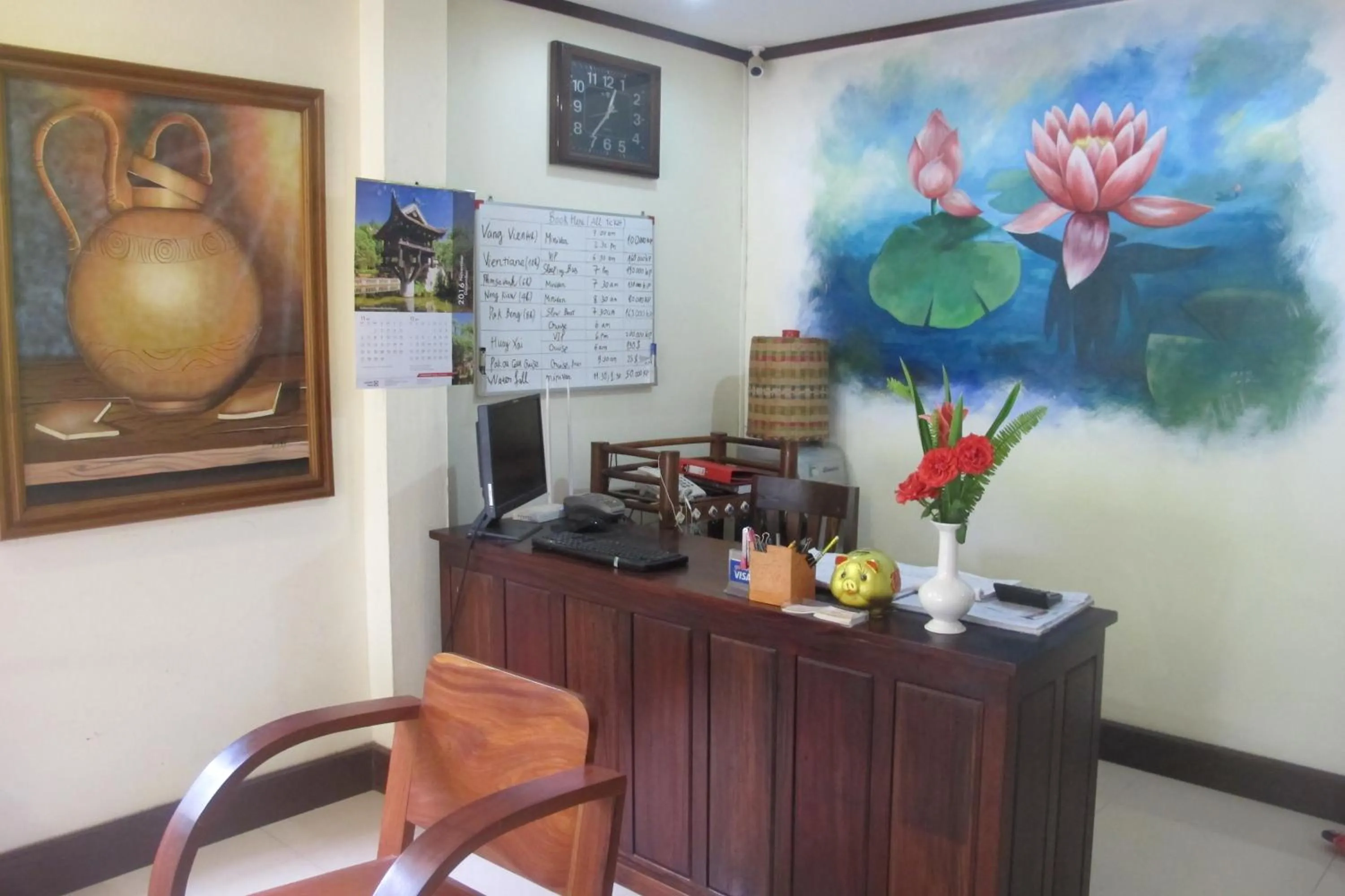 Lobby or reception in Golden Lotus Place